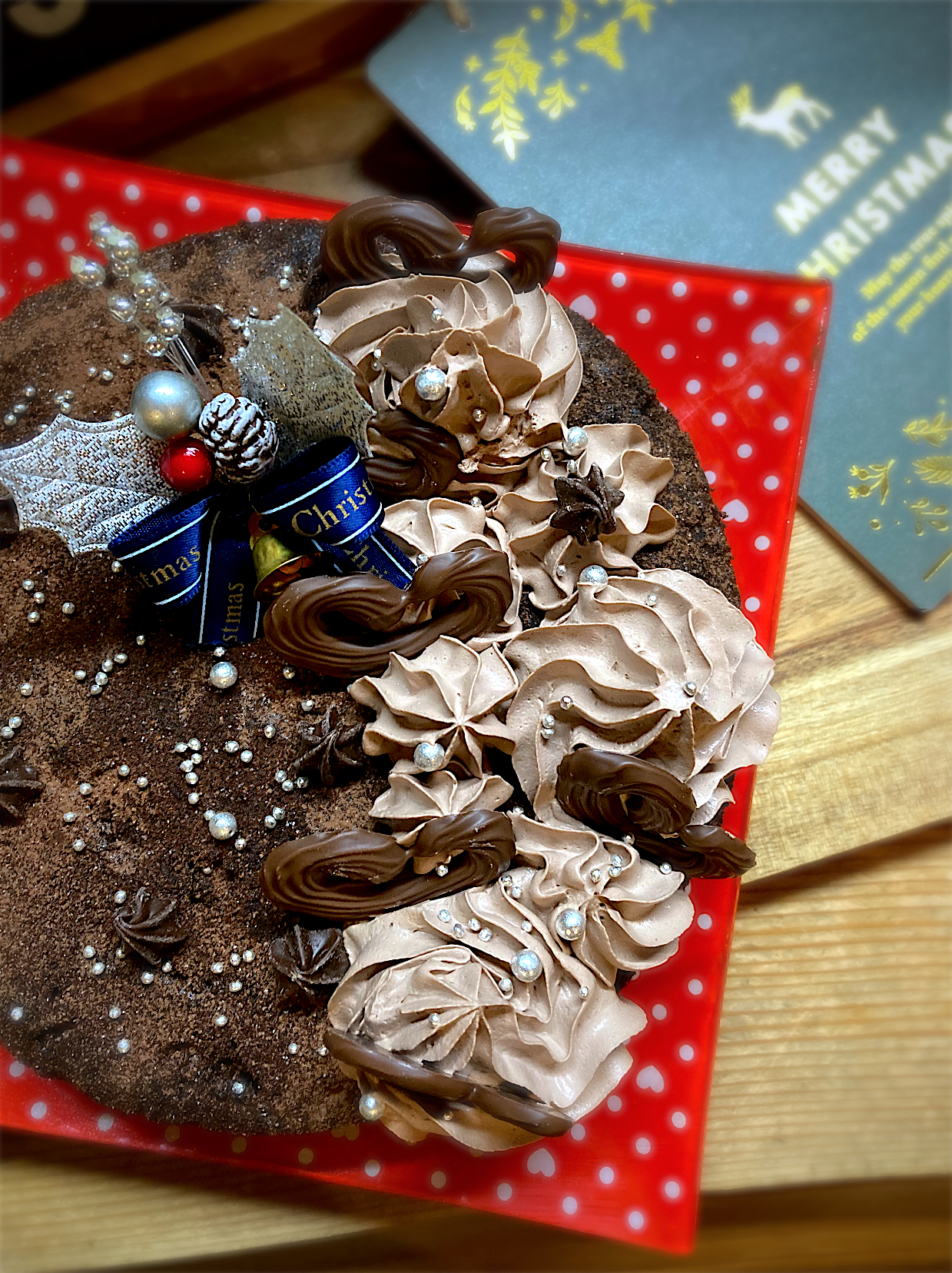 チョコタルトケーキ〜クリスマスケーキ