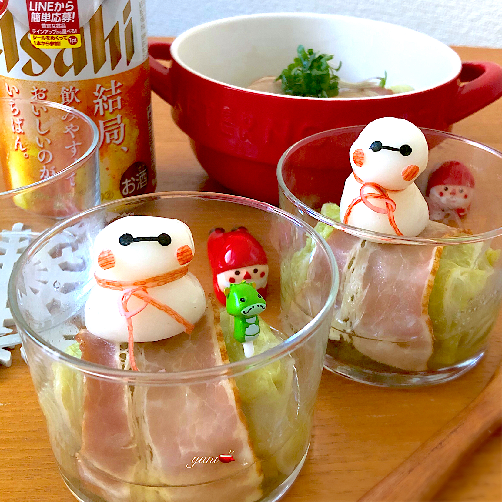 🥬ロール白菜🥬と雪だるま⛄️