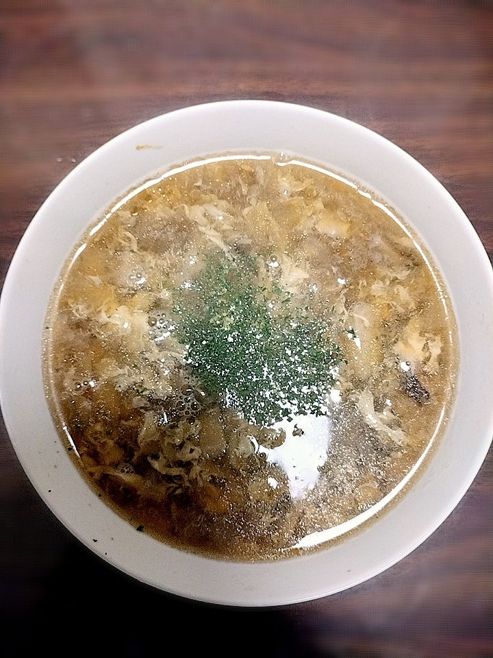 冬瓜と干し椎茸の玉子スープ