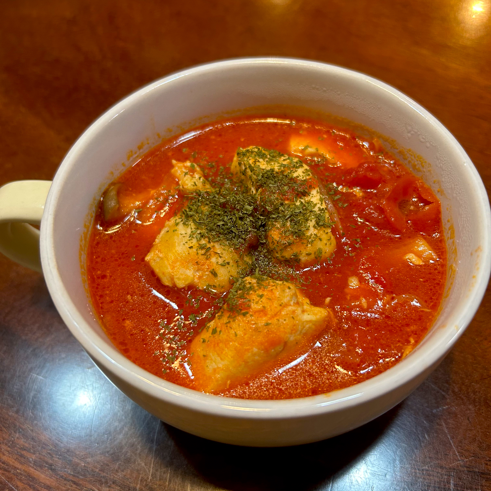 冬の定番トマトスープ