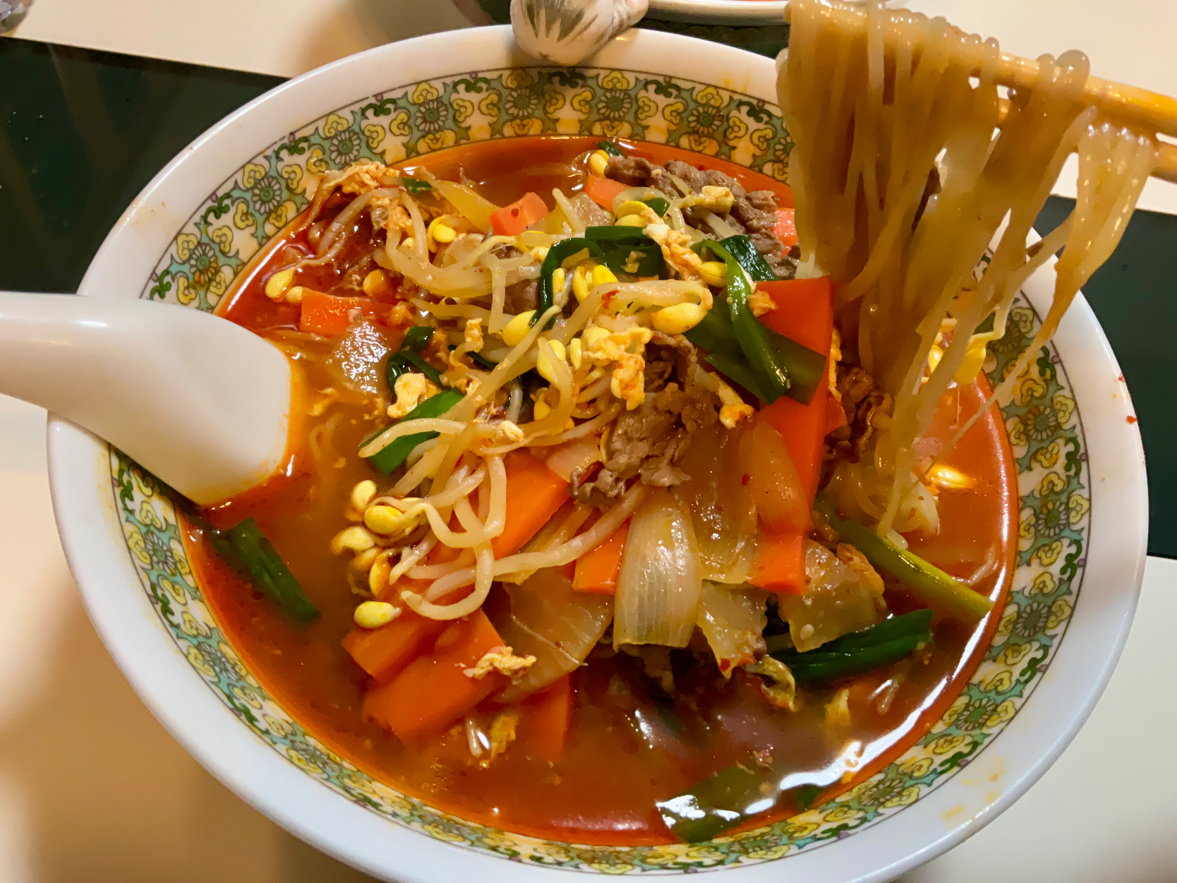 お家で作るカルビ麺
#韓国料理
#冷麺の麺
#辛さ控えめ