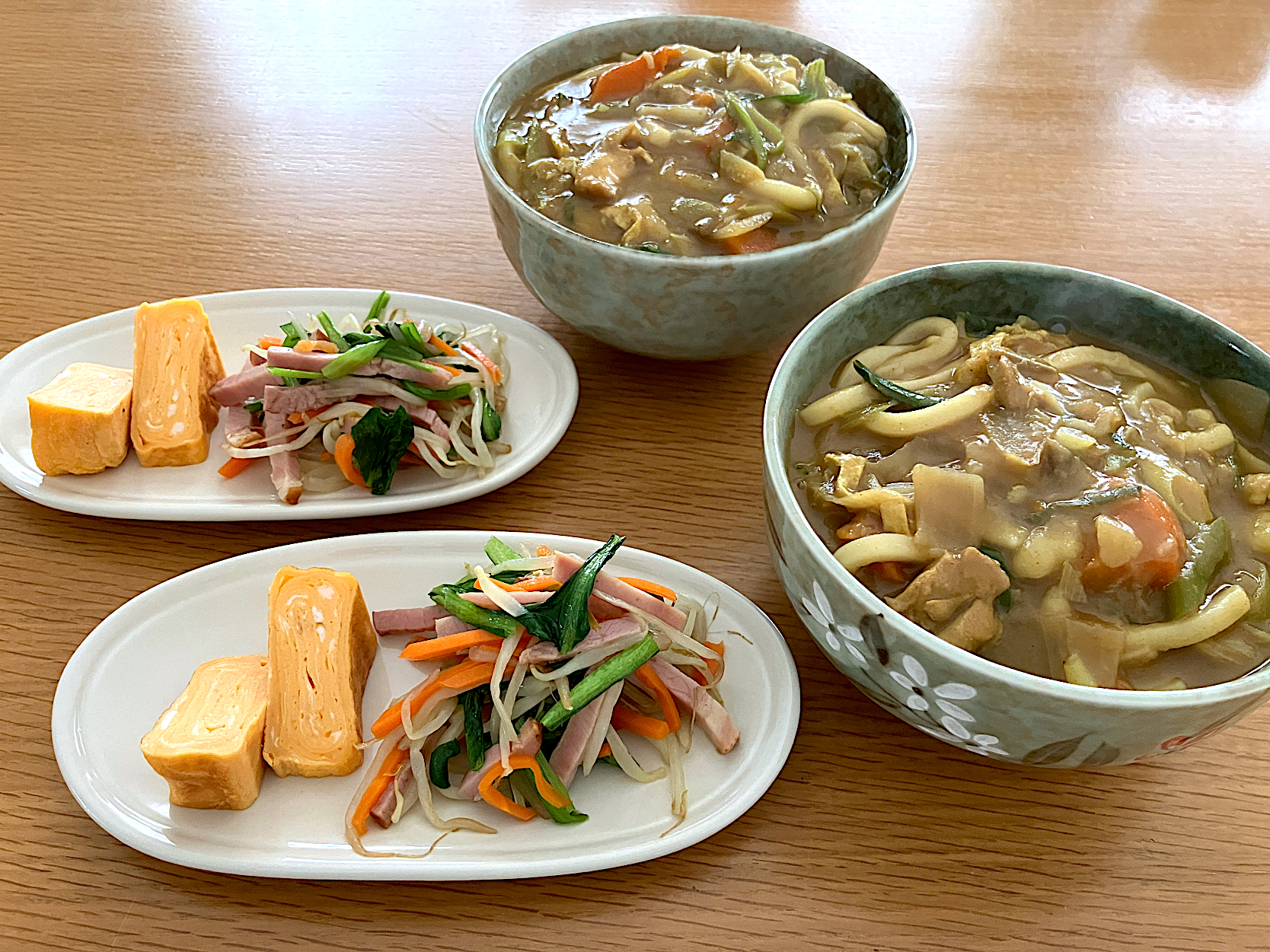 ＊カレー🍛の翌日の、カレーうどんランチ＊