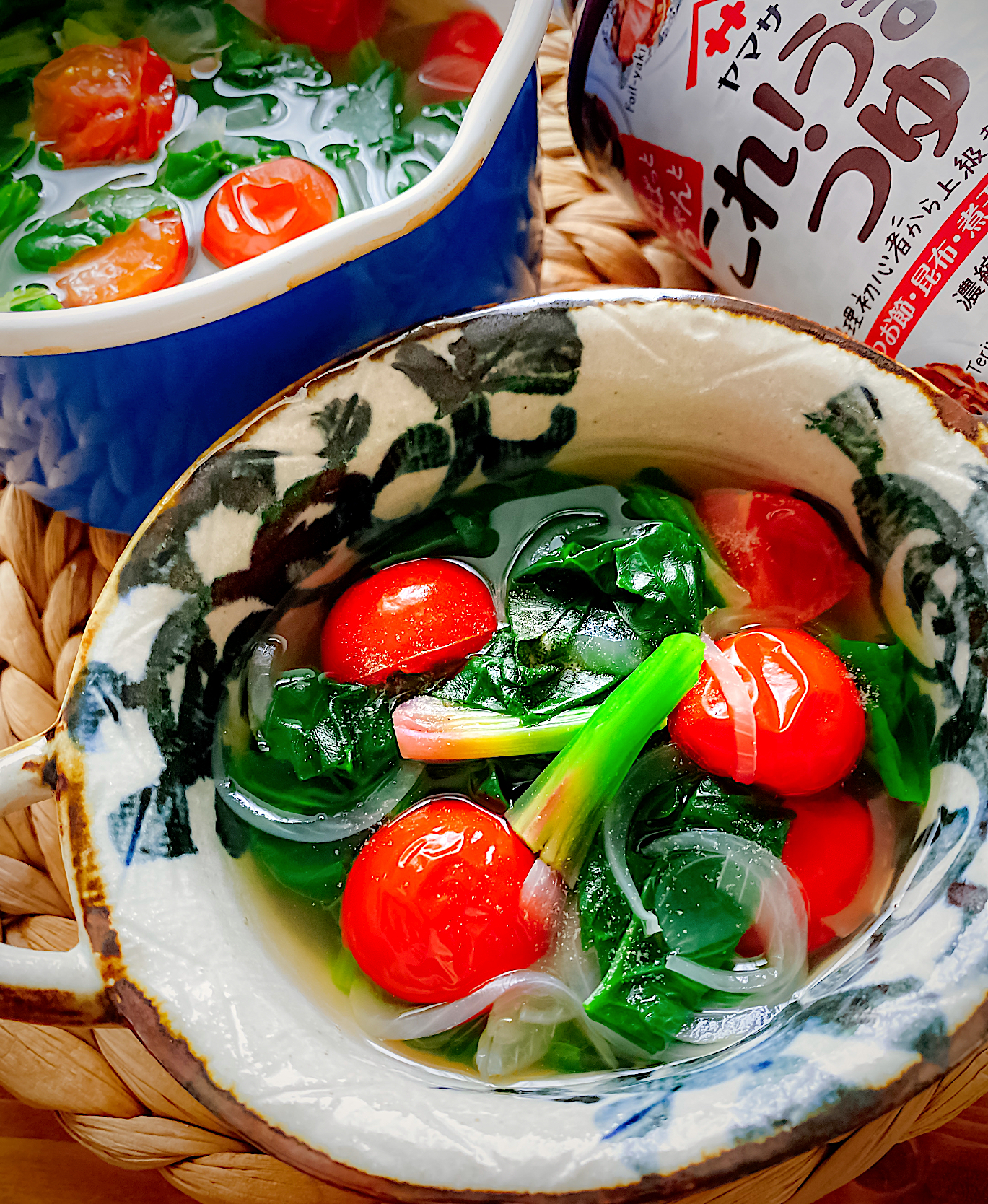 🥬 🍅 ほうれん草とトマトのスープ🍅🥬