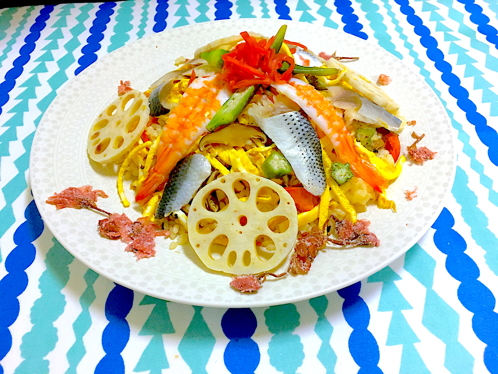 ももさんの料理 祭り寿司