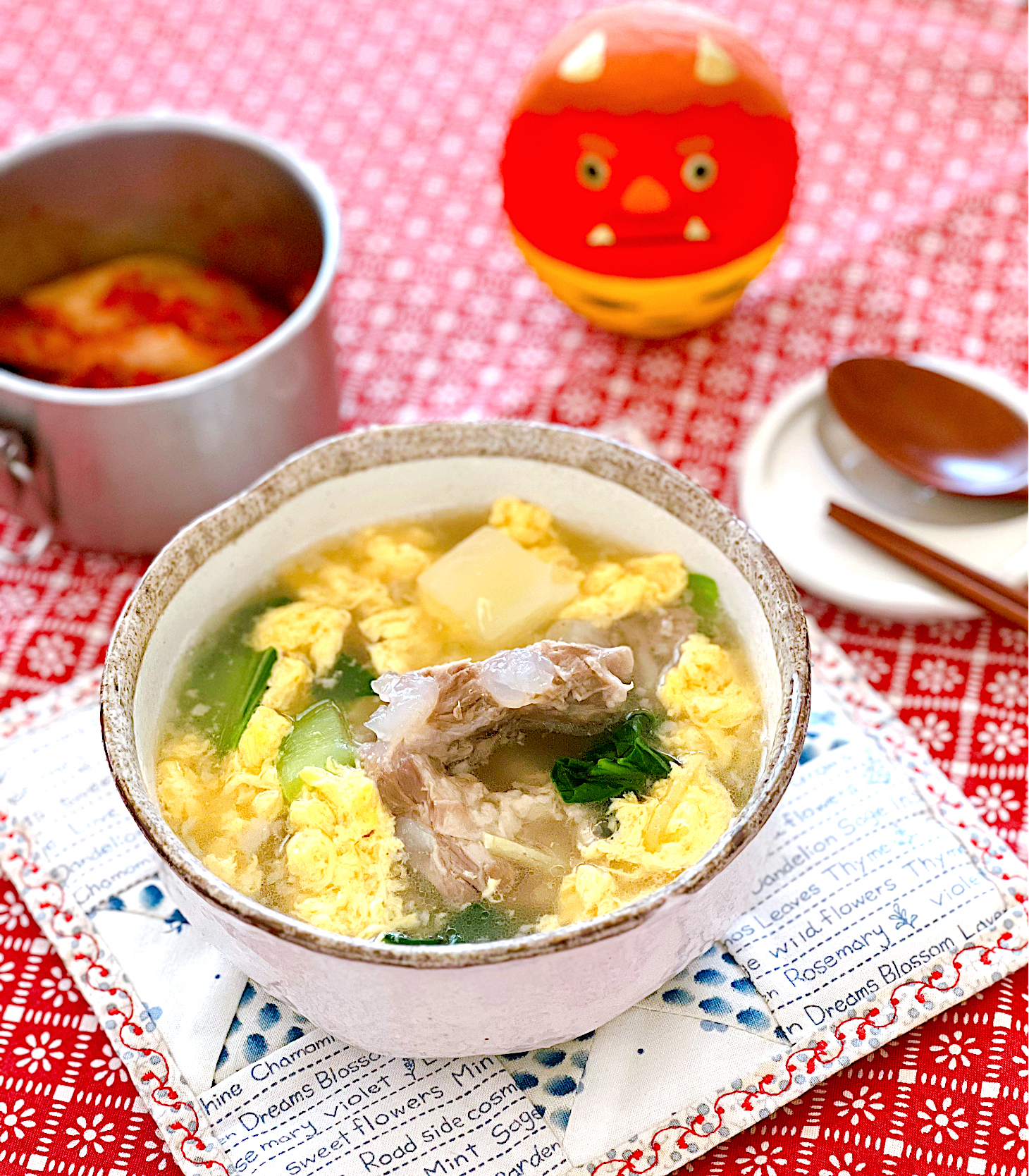 豚バラ軟骨の中華スープ