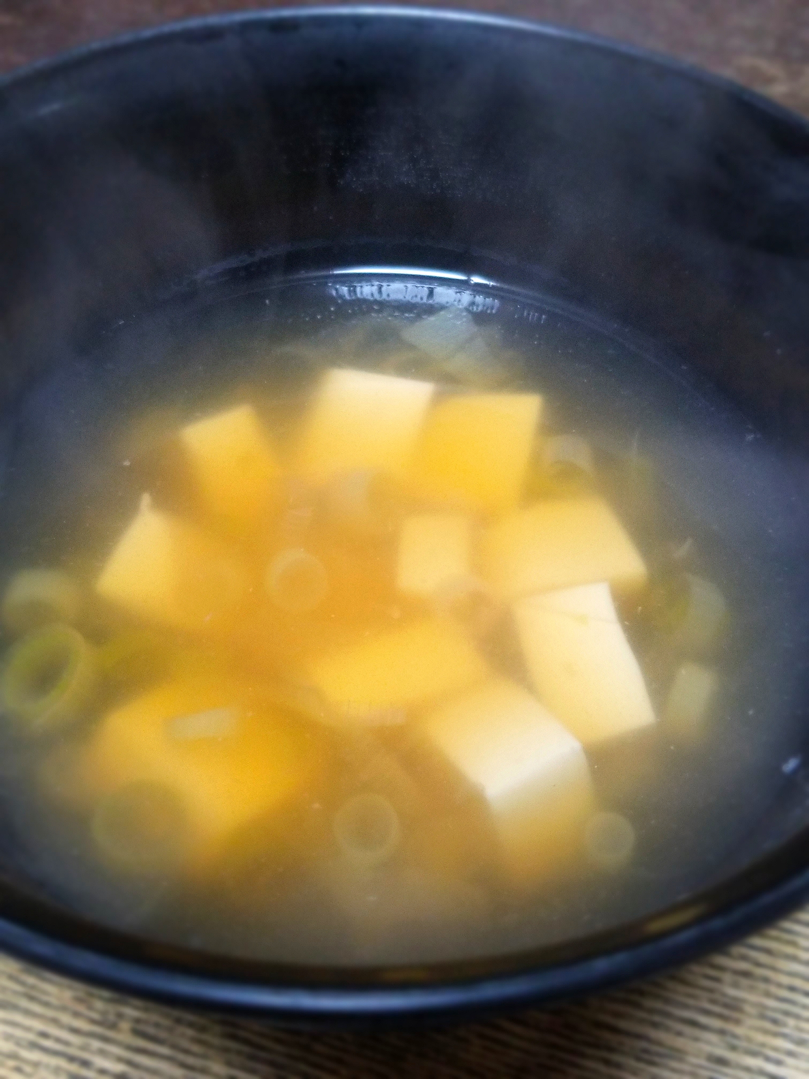 パパ作👨豆腐とねぎの中華スープ