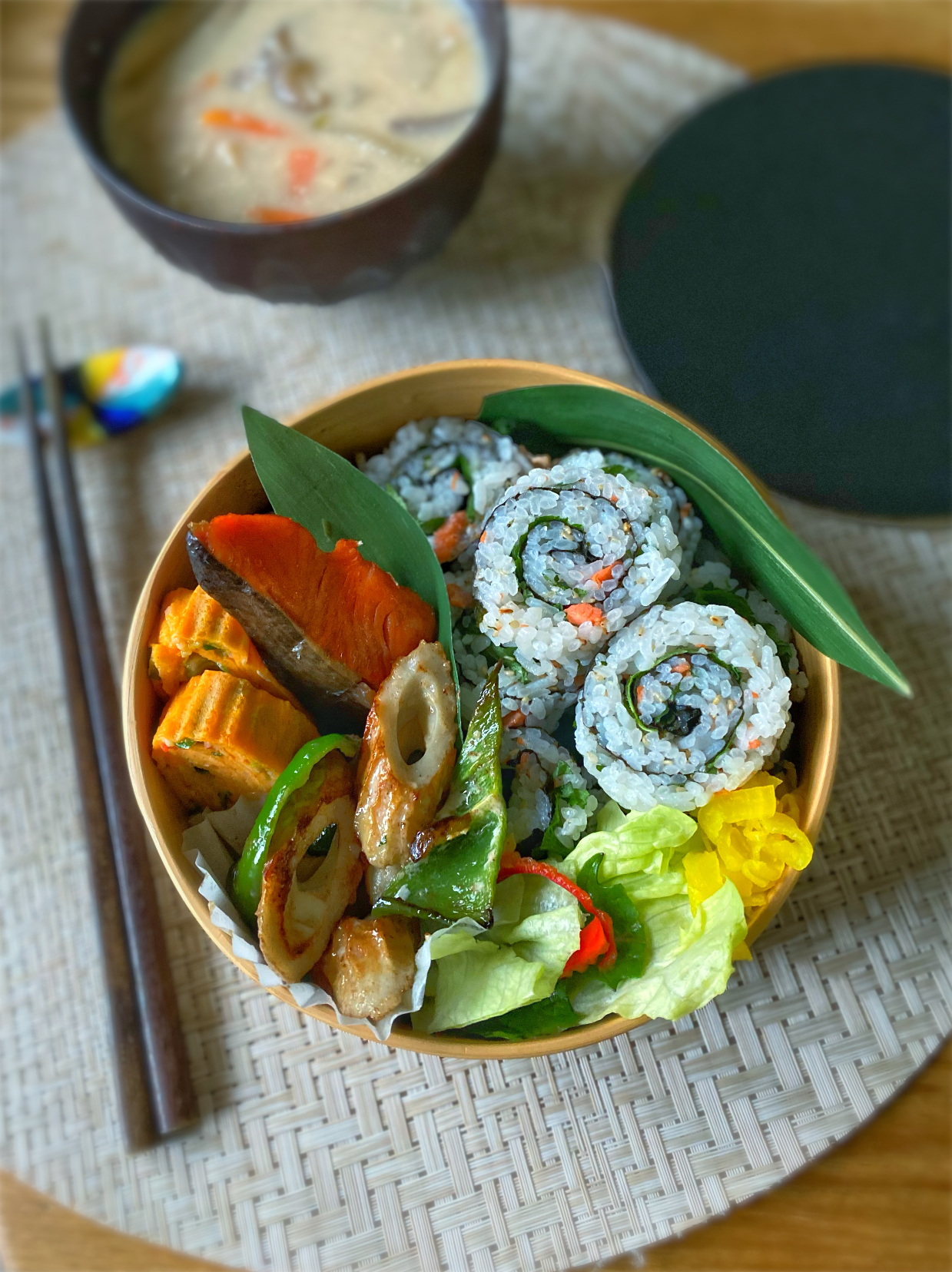 鮭と大葉🍀の巻き寿司