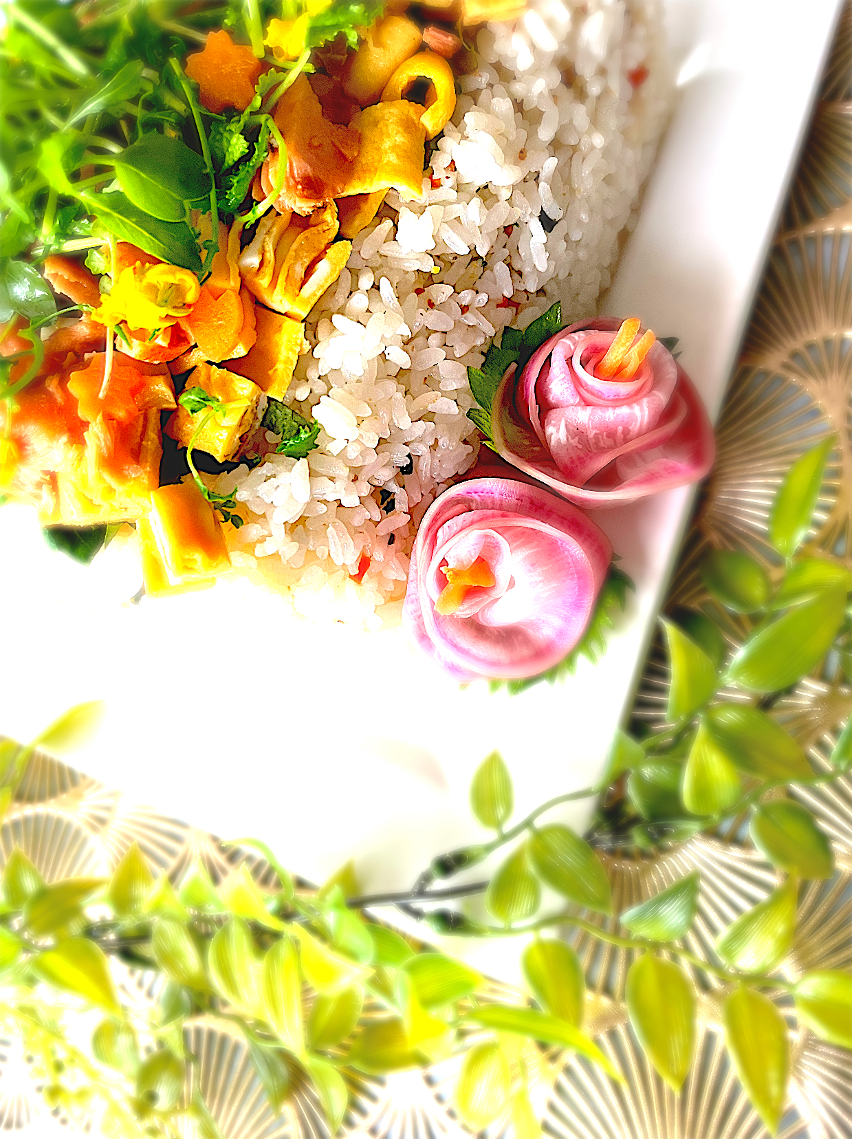 🌸菜の花と焼鮭の春ちらし🌸