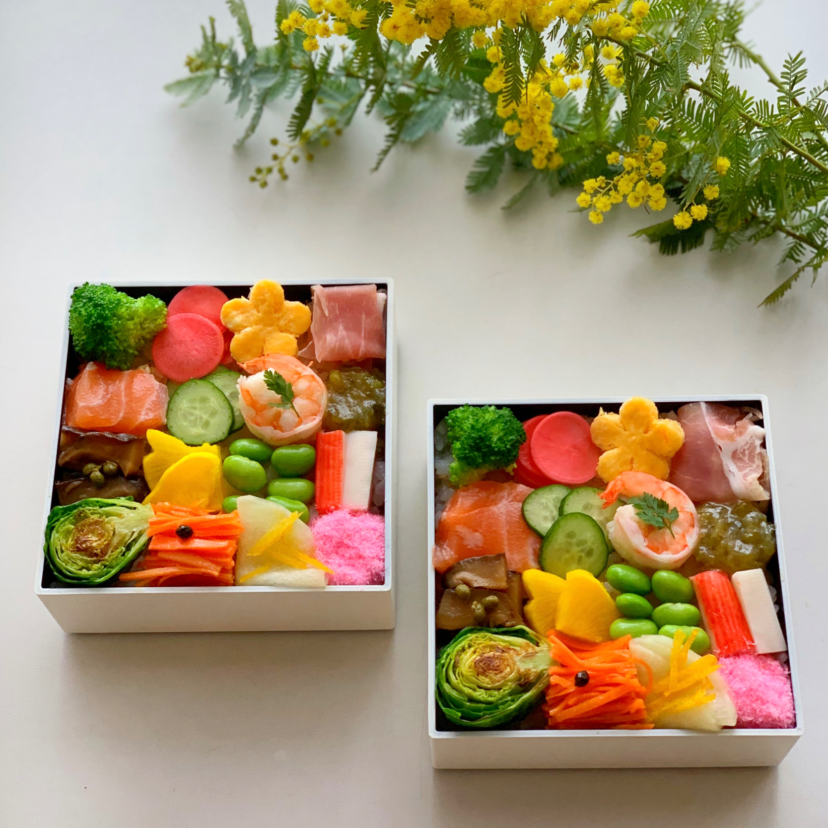 雛祭りのモザイク寿司♡