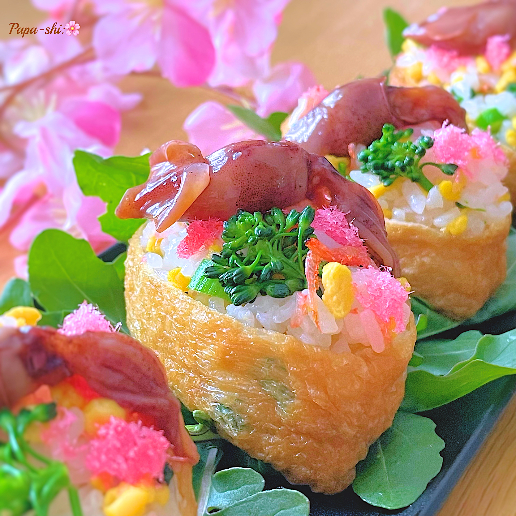 もうすぐ桜の季節🌸　春のいなり寿司