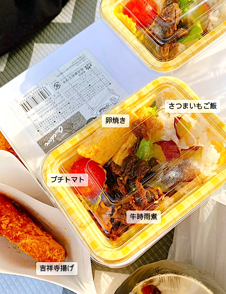 公園でお弁当