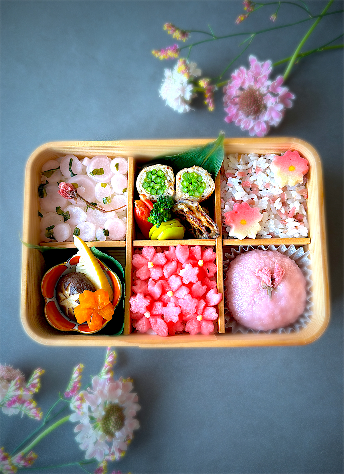 桜色のお弁当🌸