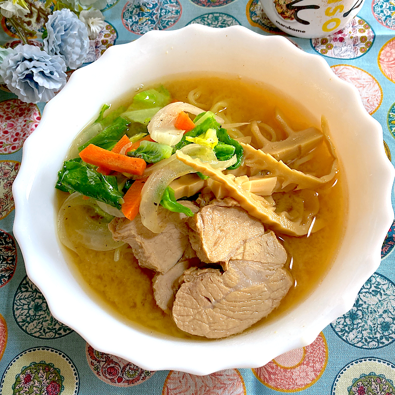 春野菜のみそラーメン🍜