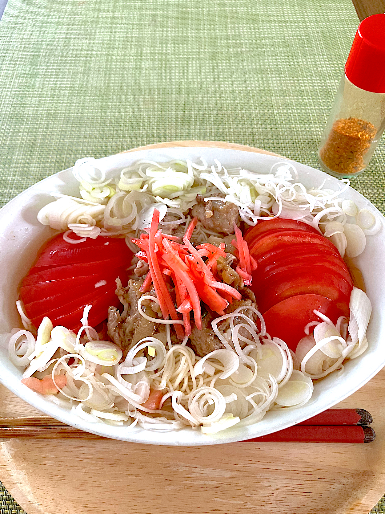 今日のそうめん☺️