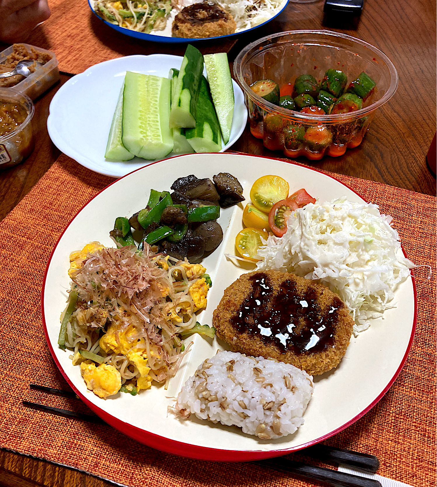 ゴーヤ素麺チャンプル