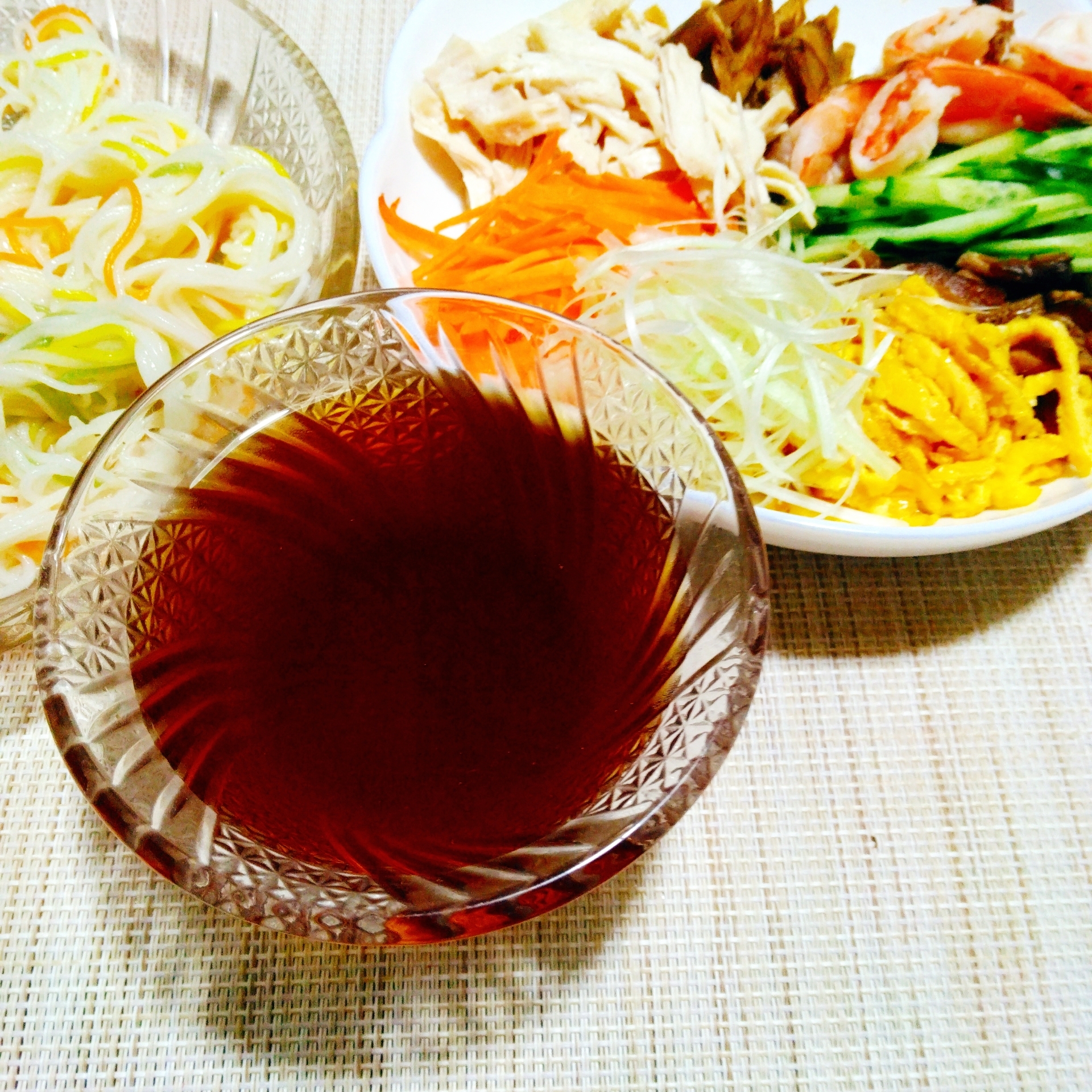 素麺は余熱で♬七夕素麺