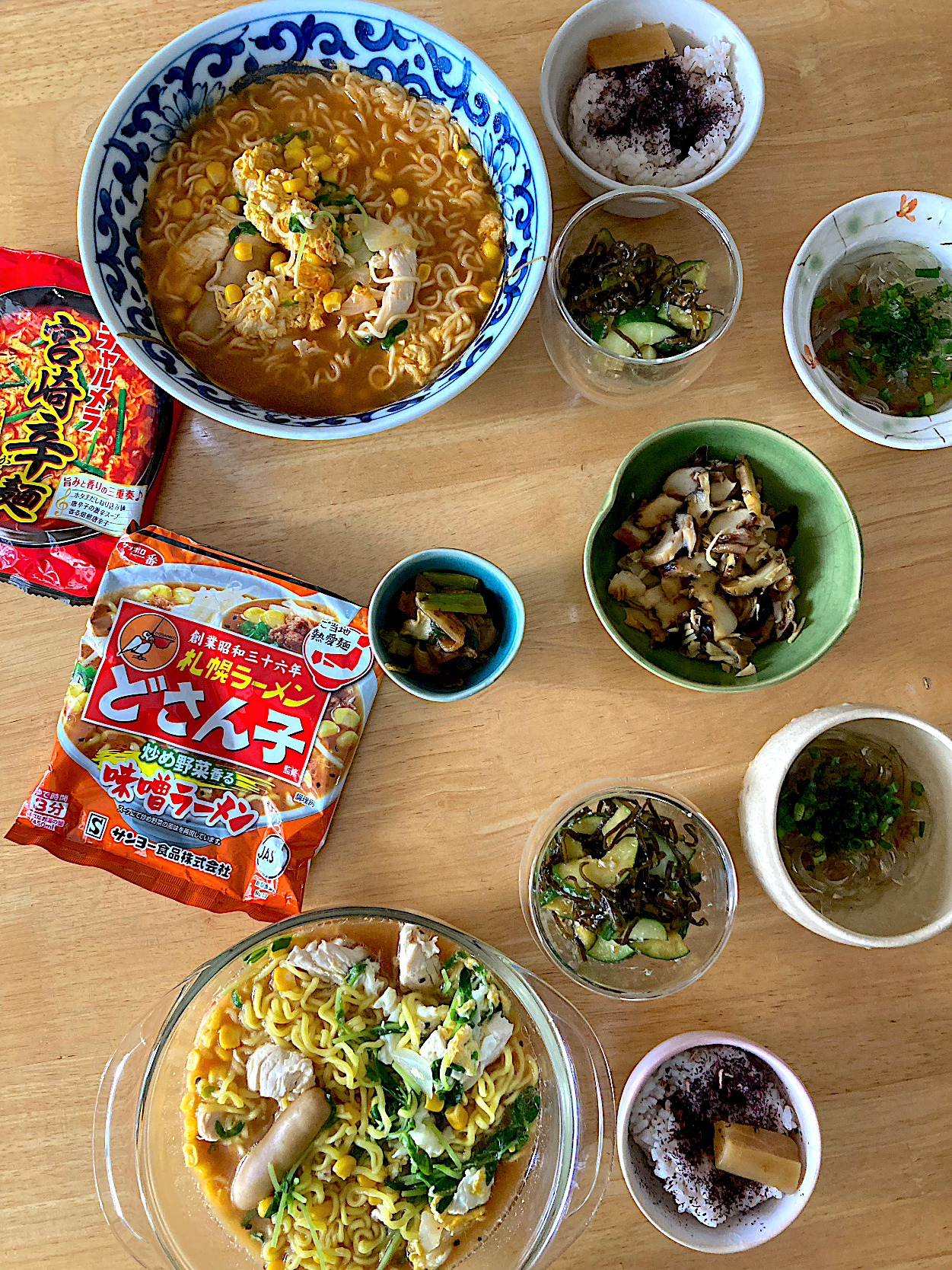 ラーメン特集を観た後にスーパーへ。カゴに入れられた！ので作って食べました😋