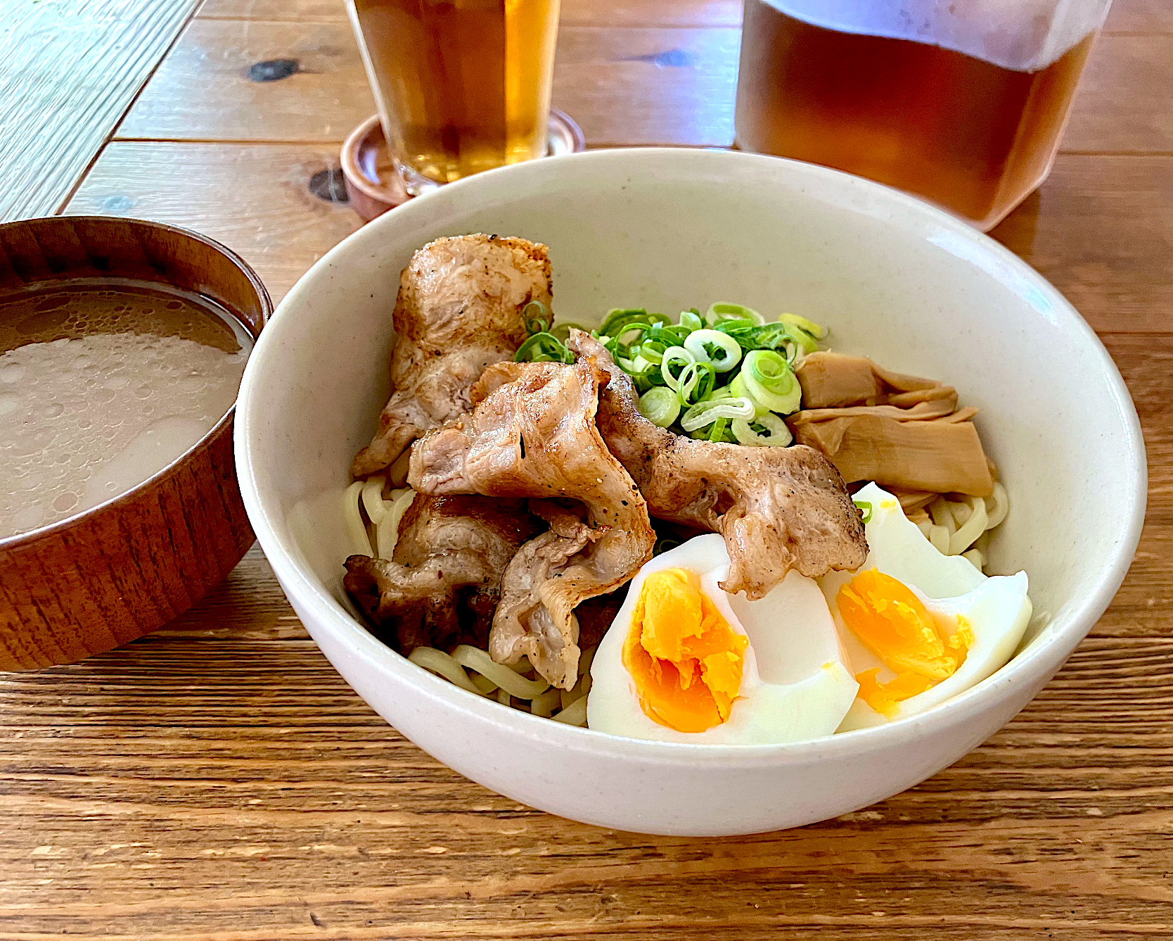 ランチにボリューム満点なつけ麺 🍜