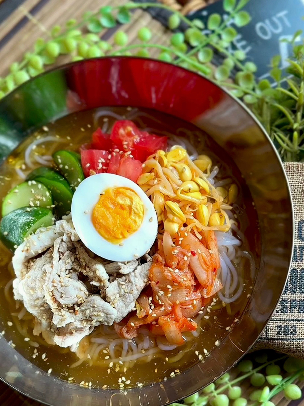 韓国風しらたき冷麺