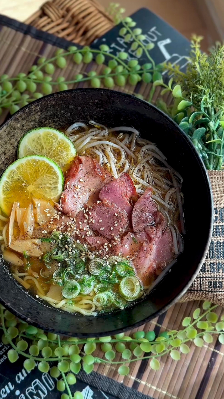 青摘みかんラーメン