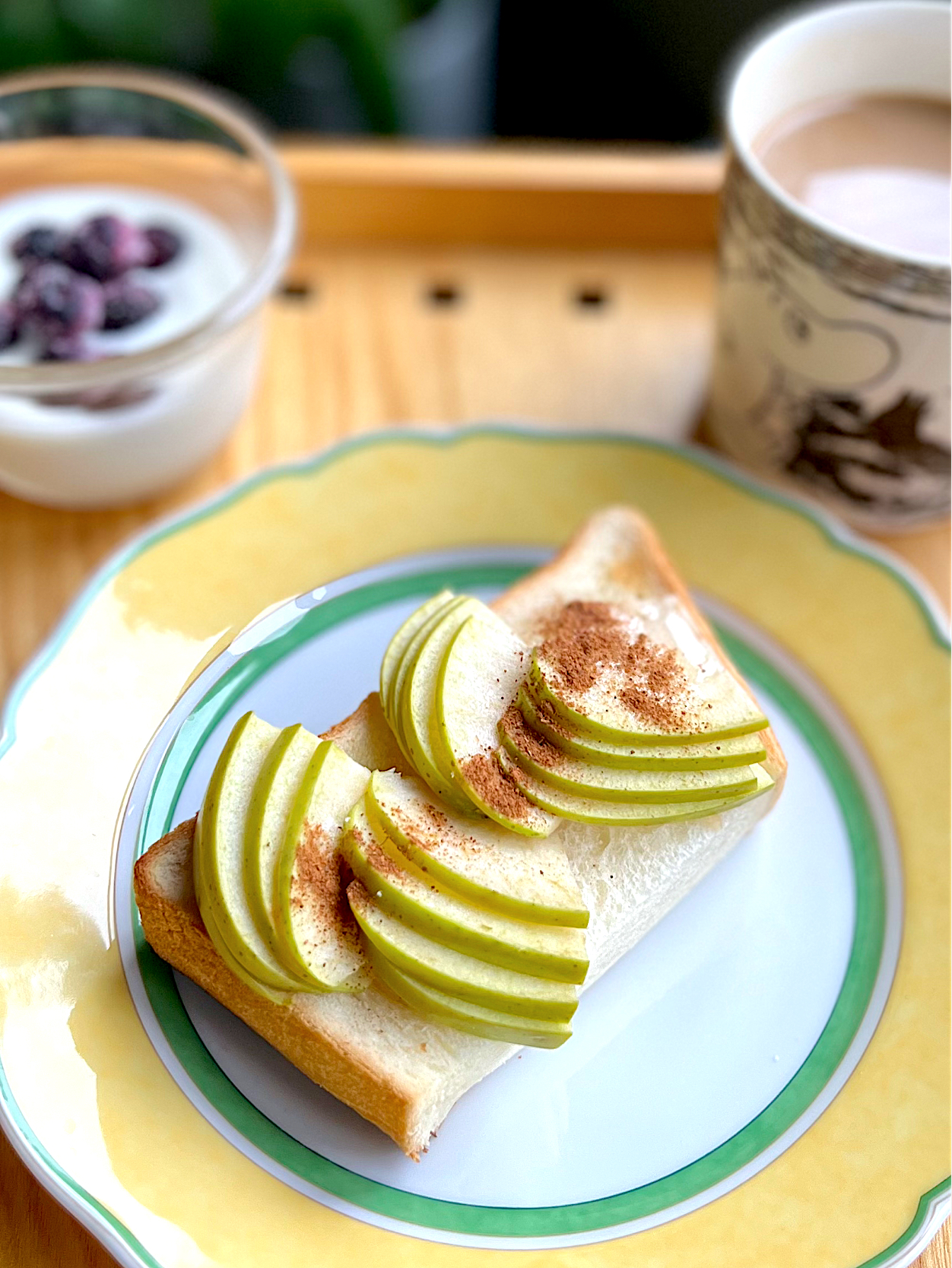 黄王アップルシナモントースト🍏Yellow King Apple Cinnamon Toast