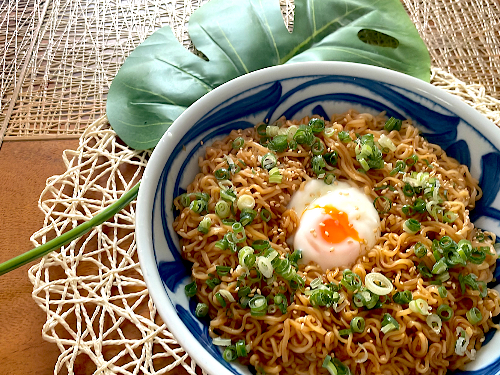 インスタント麺でまぜそば⭐️