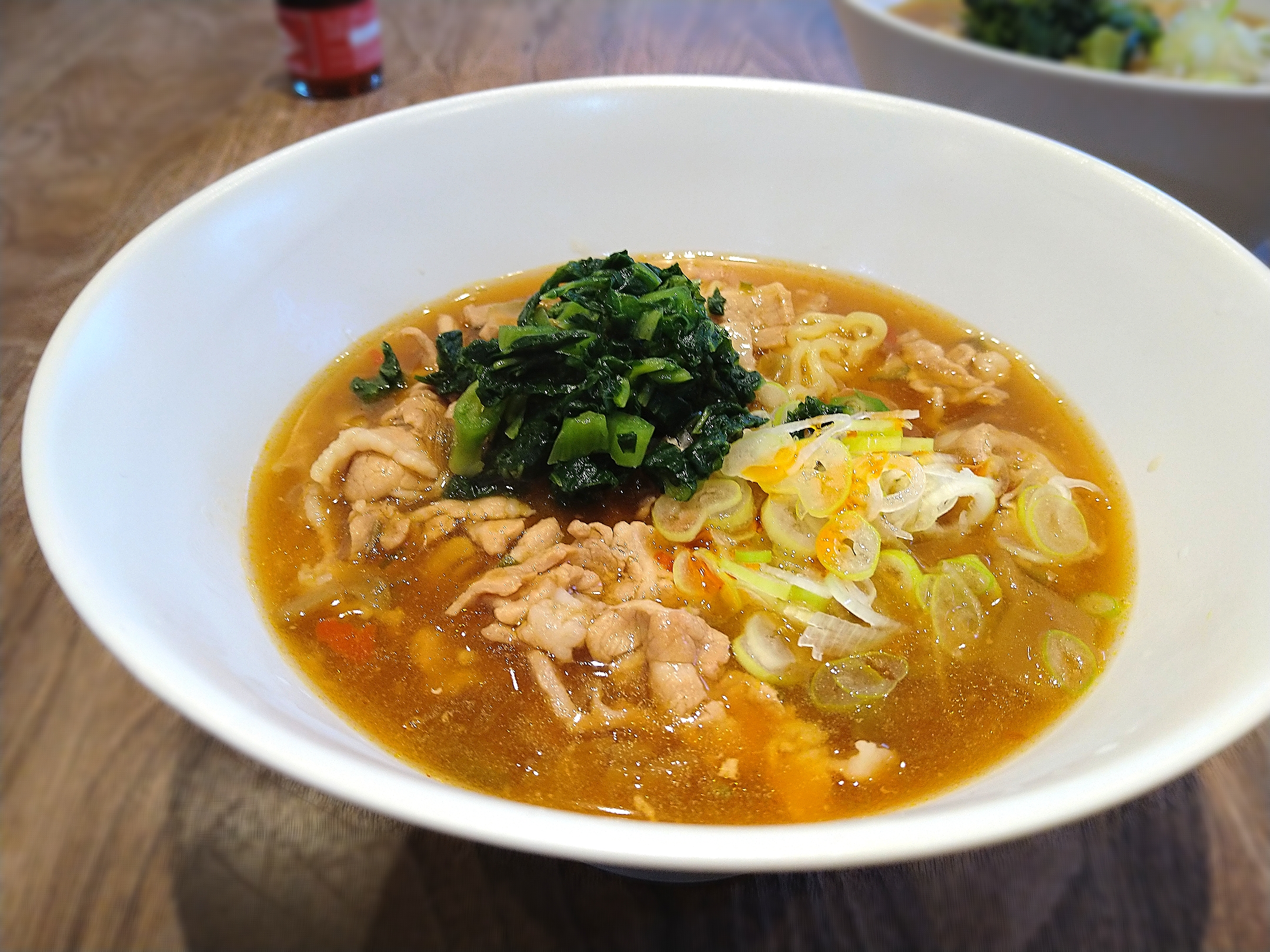 豚バラとザーサイのあんかけラーメン