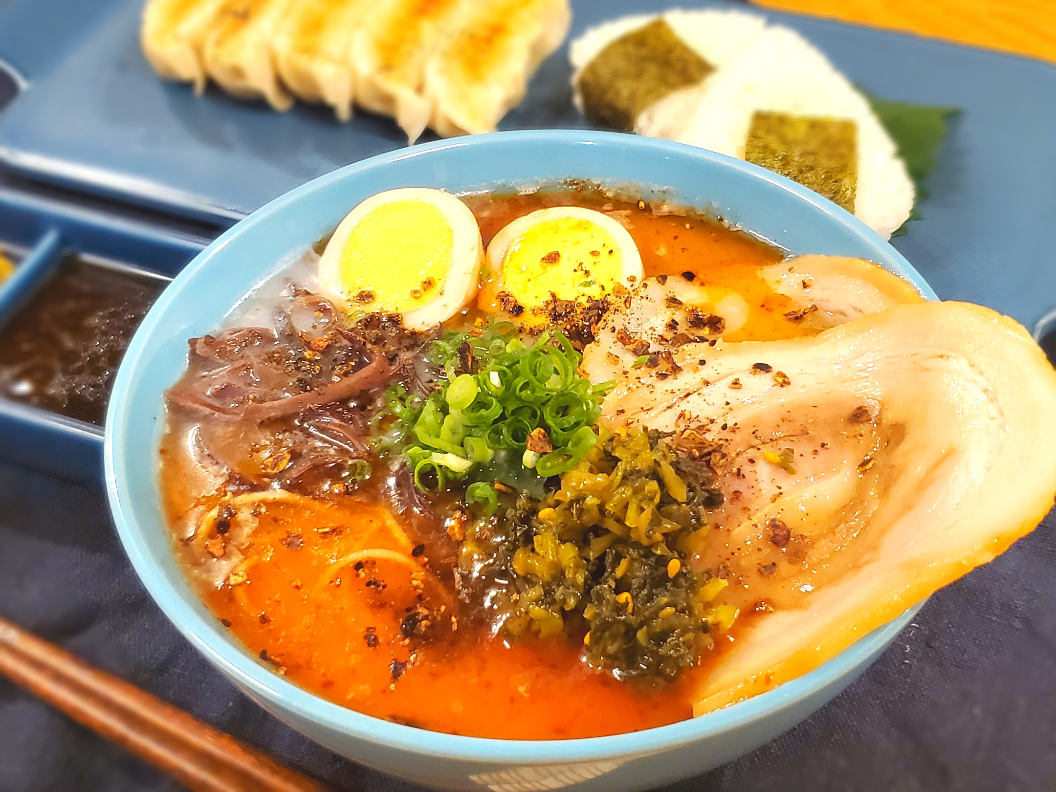 おうちで「熊本豚骨ラーメン定食」