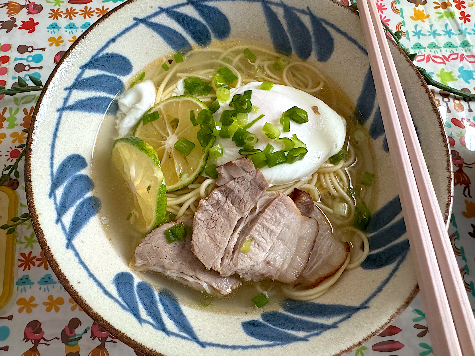 自家製べーコンカボス塩ラーメン🍜