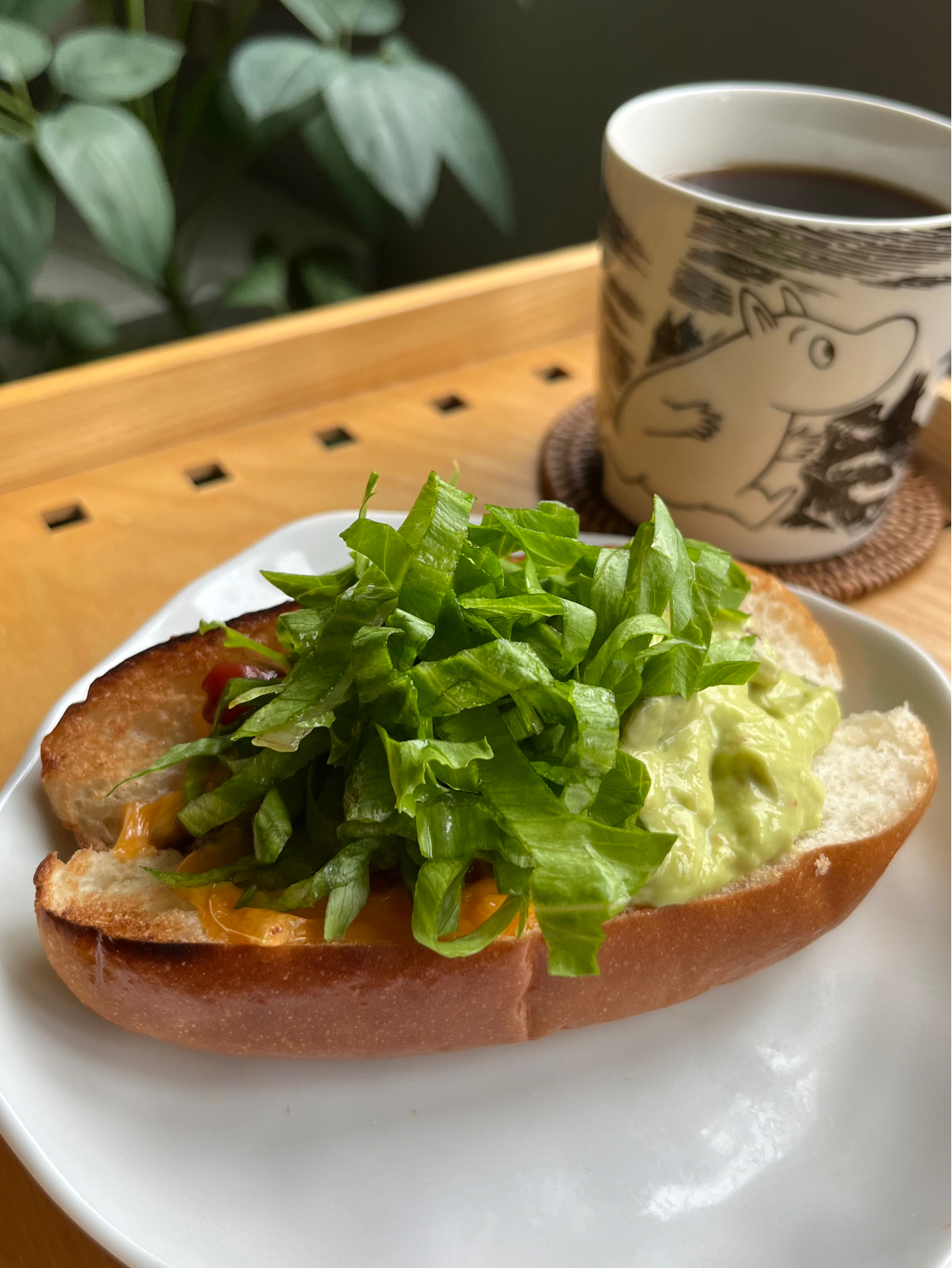 余ったタコミートでタコドッグ🌮🌭