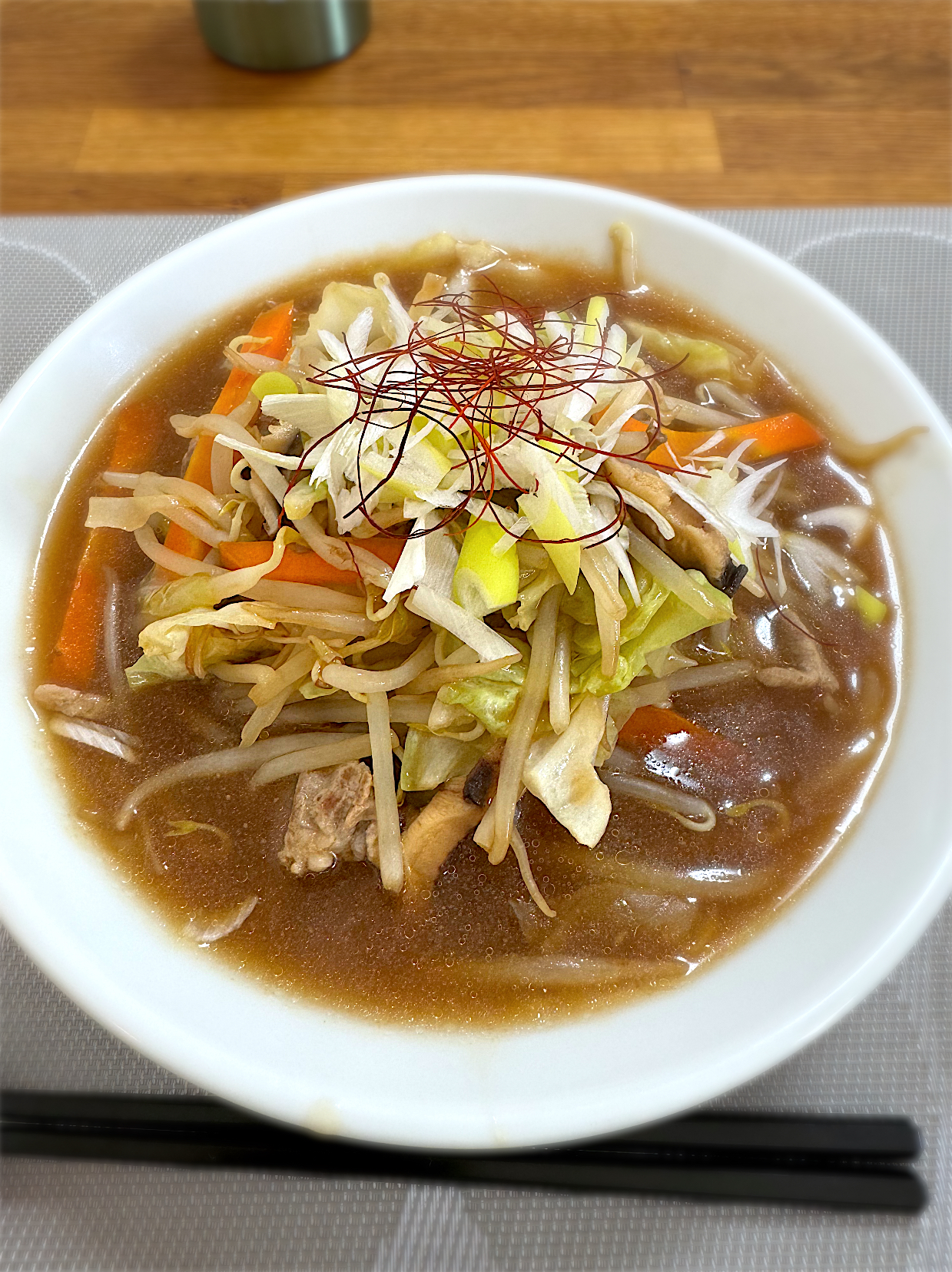 アルモンデ味噌もやしあんかけラーメン