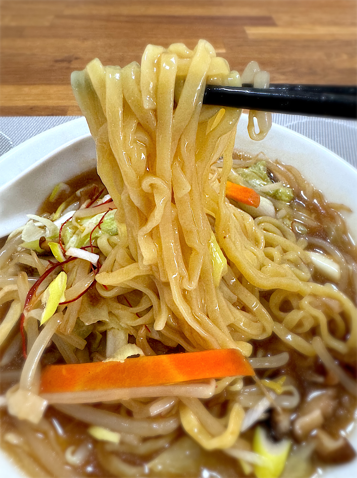 morimi32さんの料理 アルモンデ味噌もやしあんかけラーメンの麺