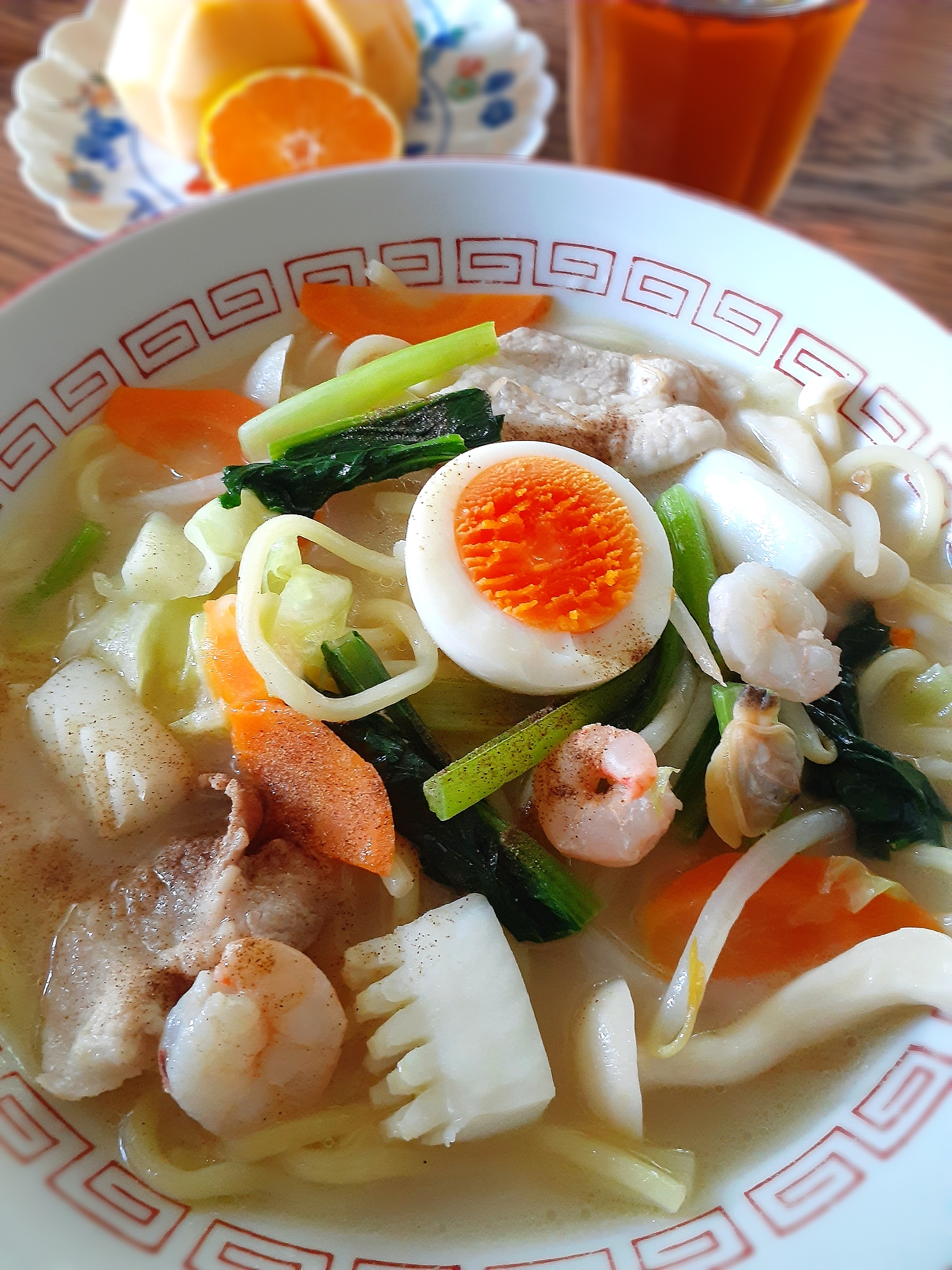 フライパンでお手軽チャンポン🍜