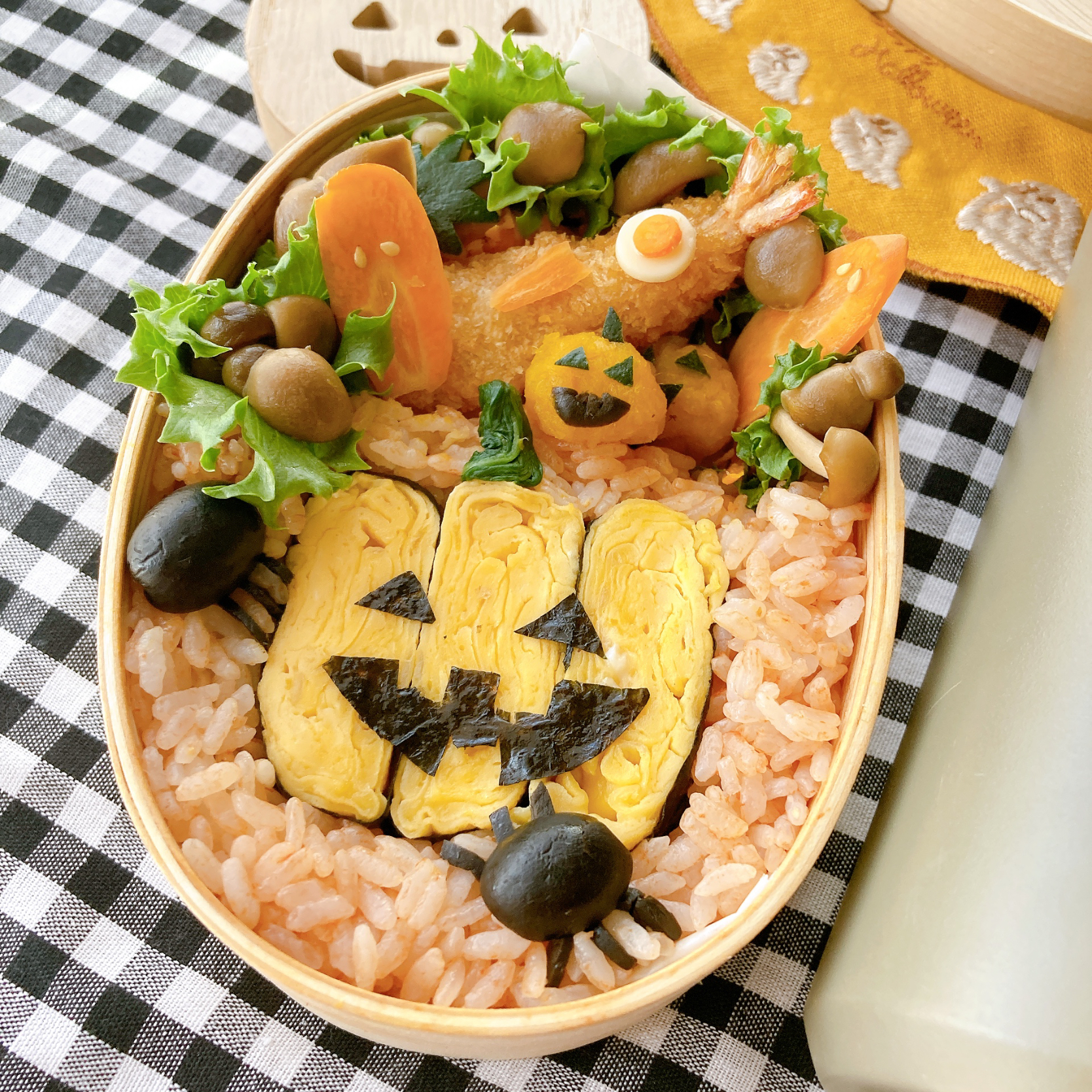 ハロウィンオムライス弁当