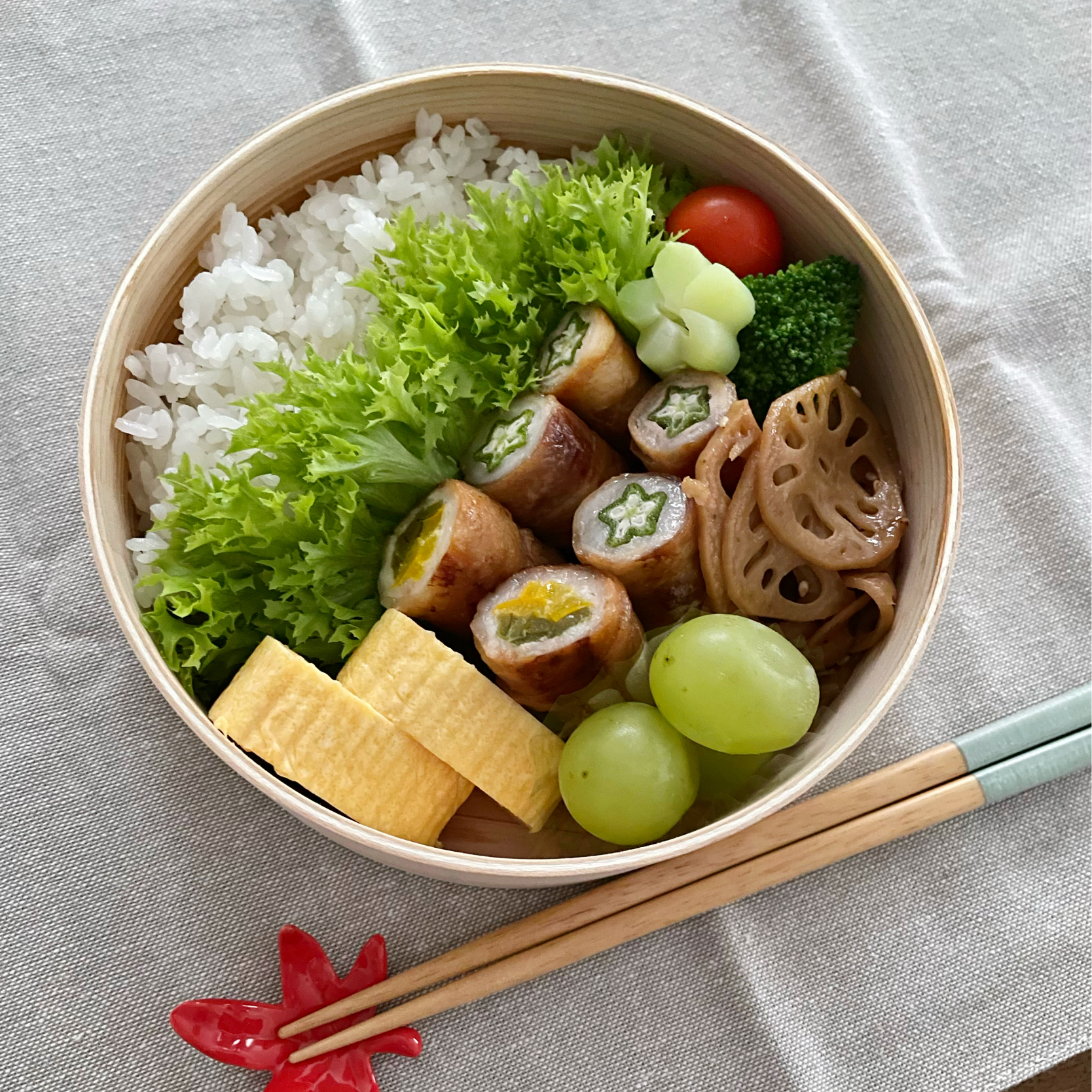 お野菜の肉巻き弁当