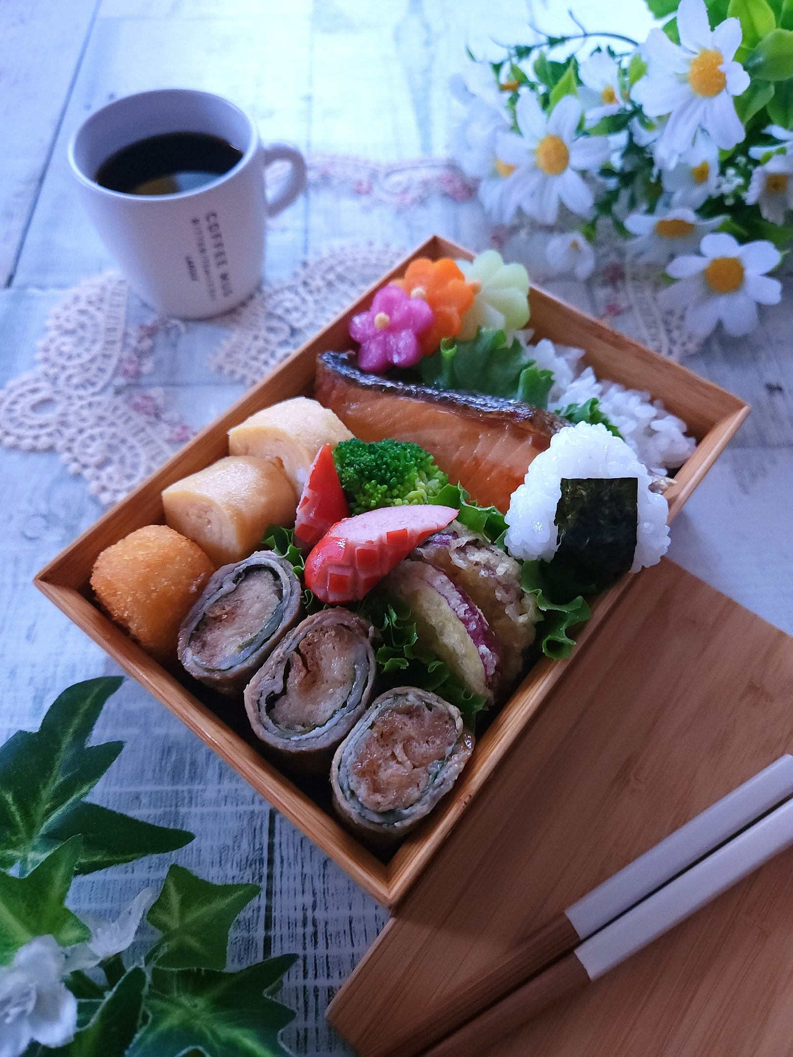 お麩肉巻き弁当