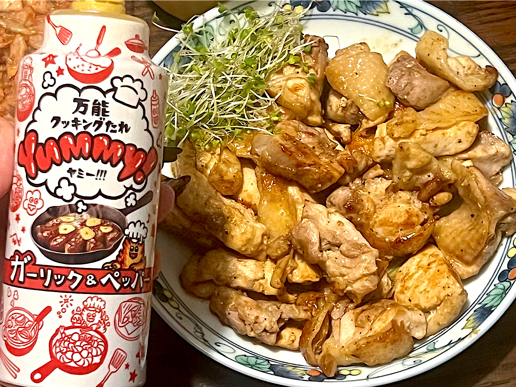 万能クッキングたれで鶏焼き