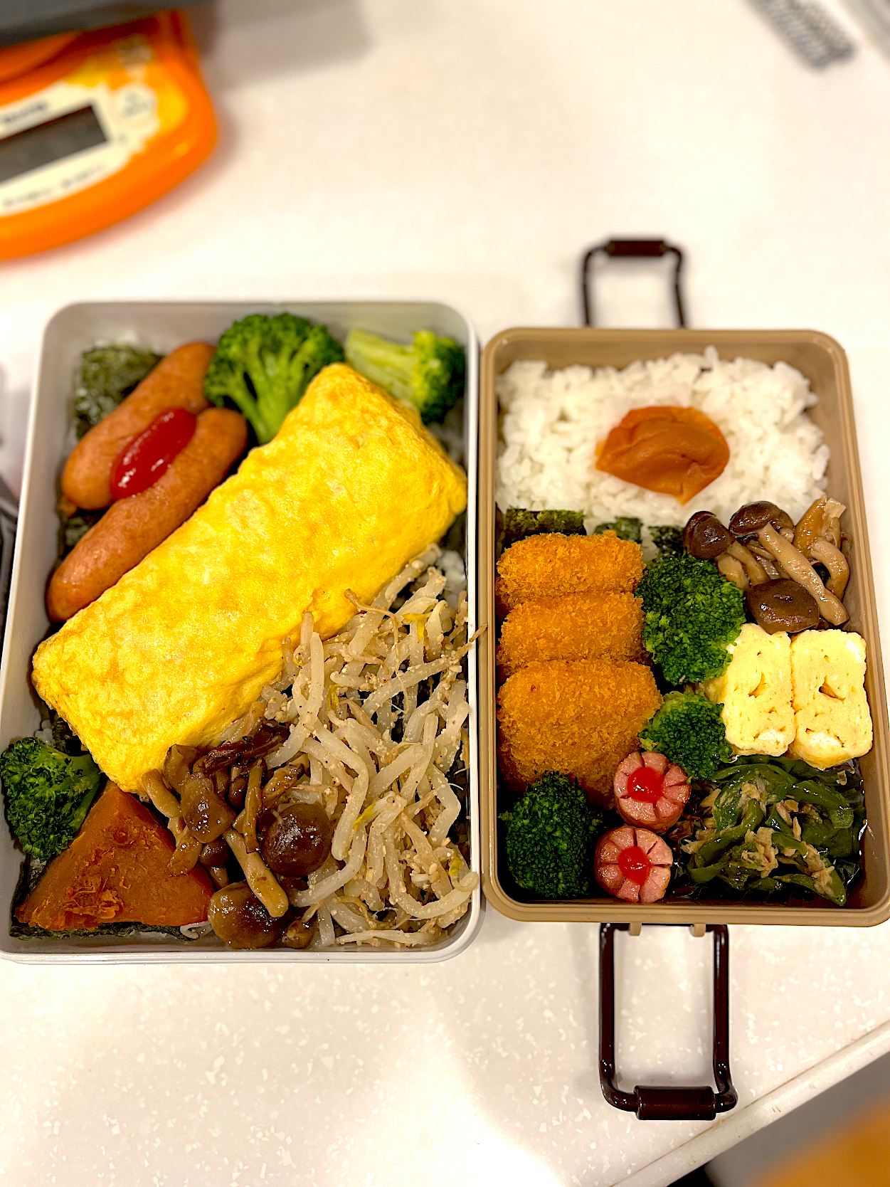 パパ＆息子お弁当🍱