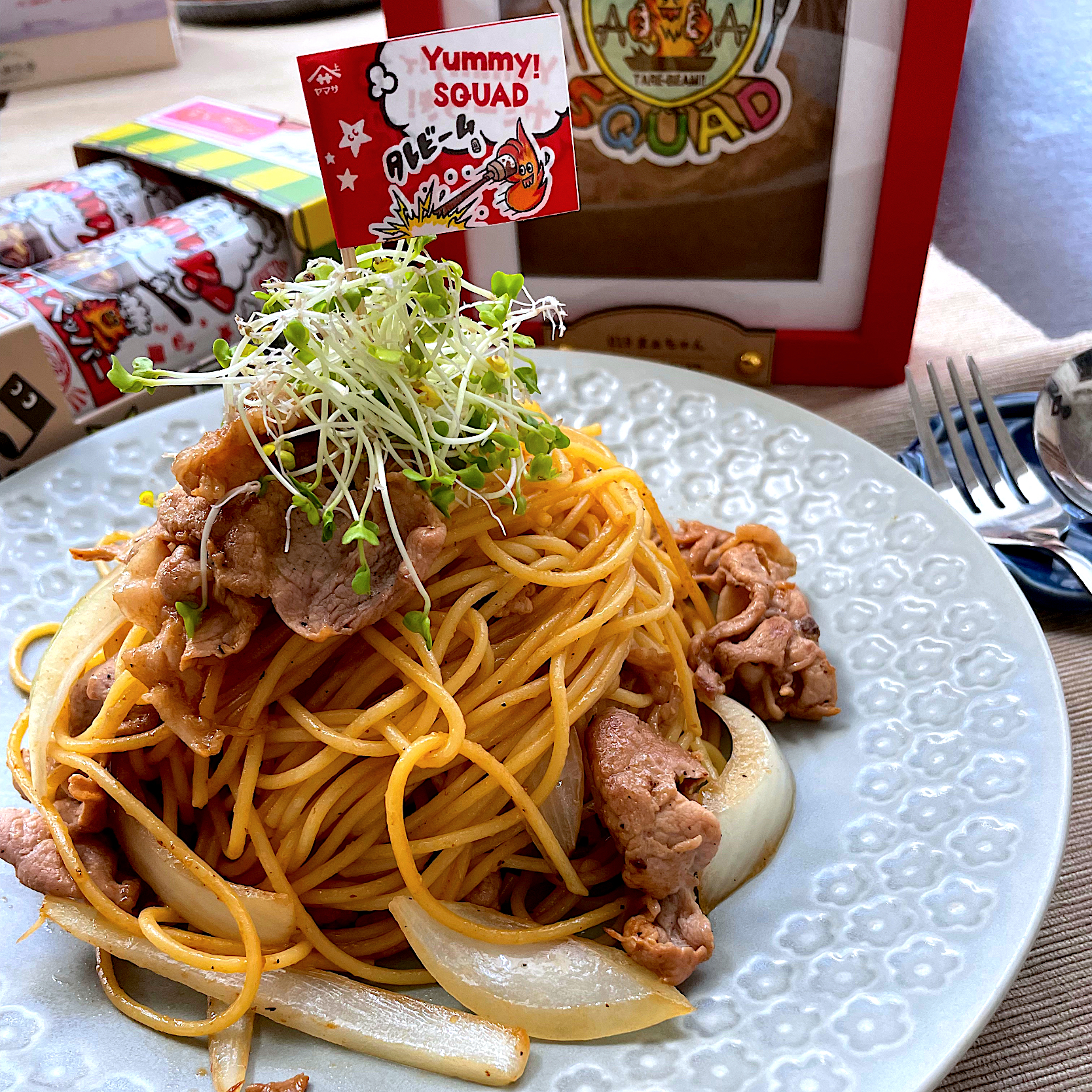 Yummy！パスタ〜焼肉🥰