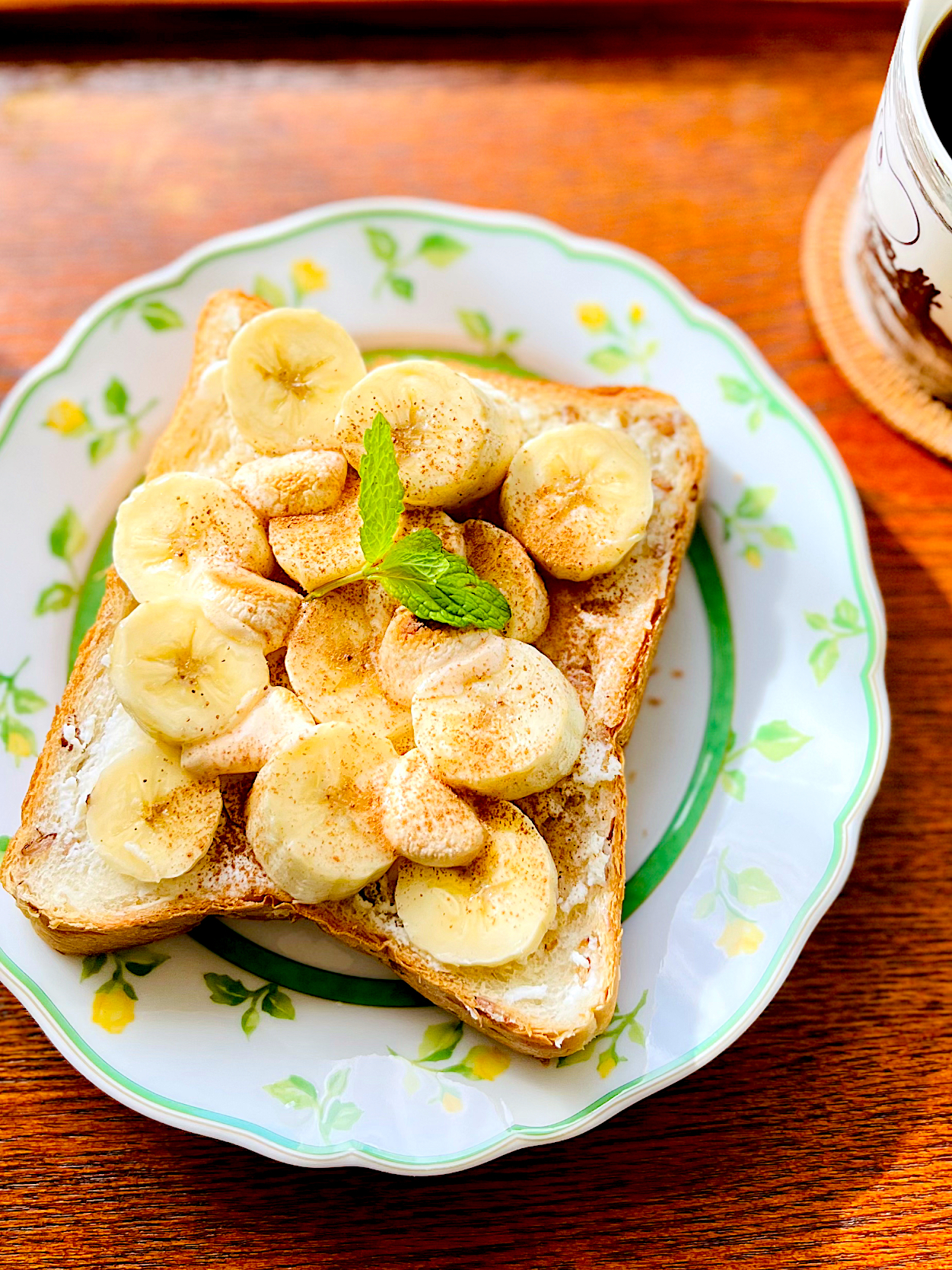 バナナクリームチーズトースト🍌Banana Cream Cheese Toast