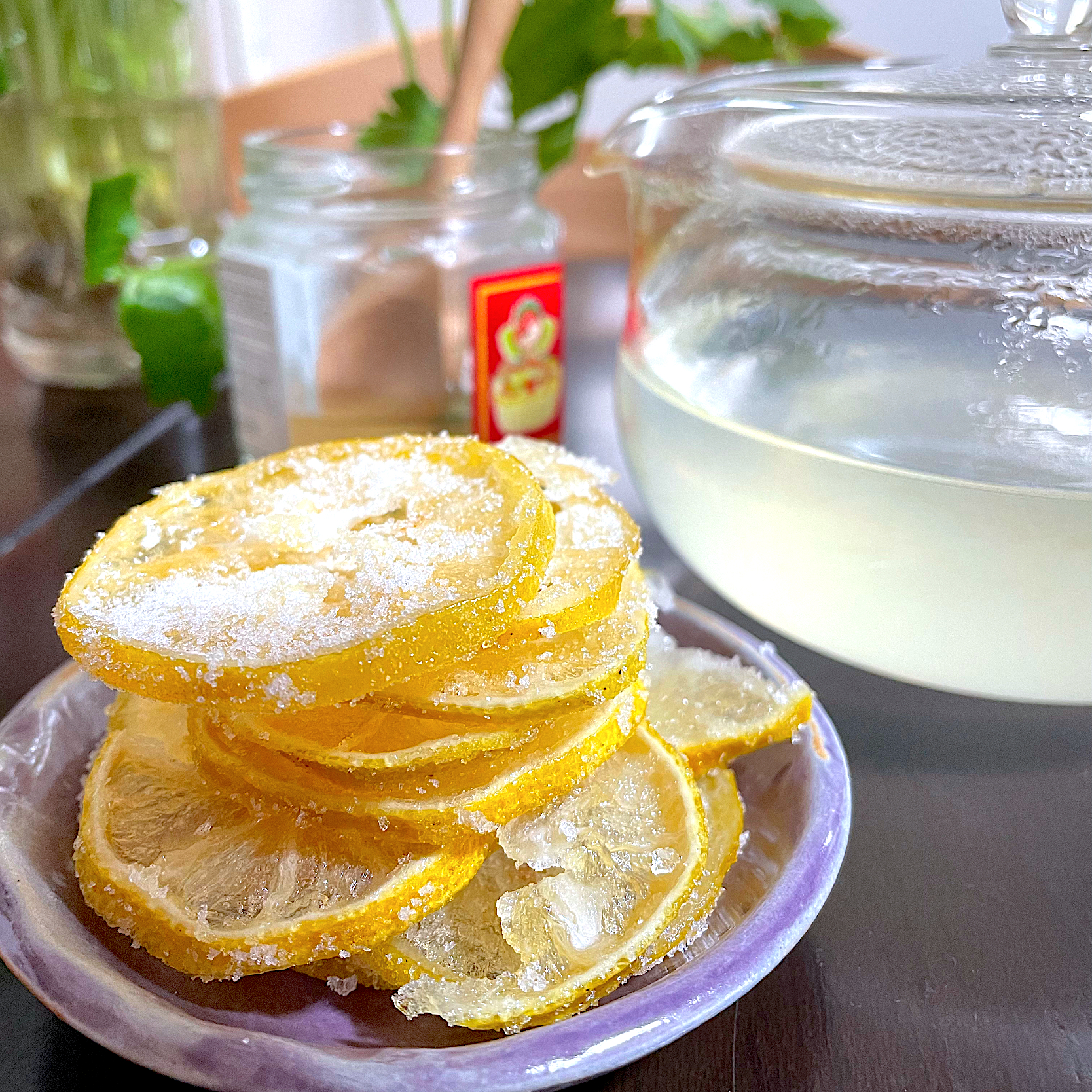 レモンのコンフィとホットレモネード🍋