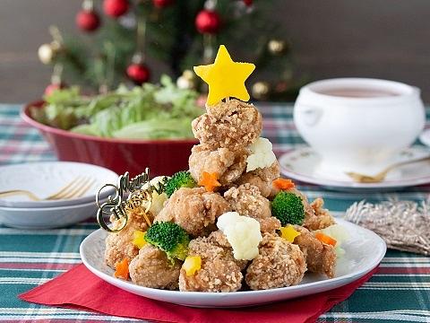 鶏のから揚げクリスマススリー