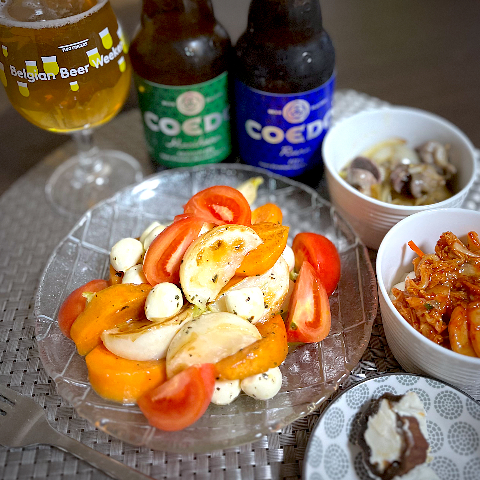 12/6晩酌：カブと柿の焼きマリネ