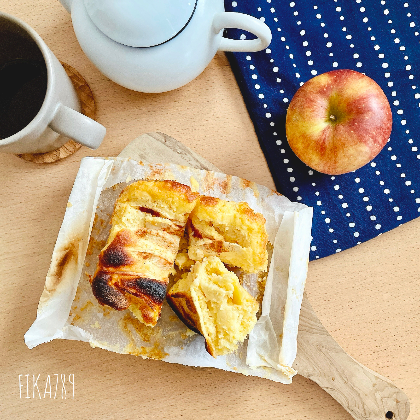 花🍀さんの料理 りんごケーキ🍎