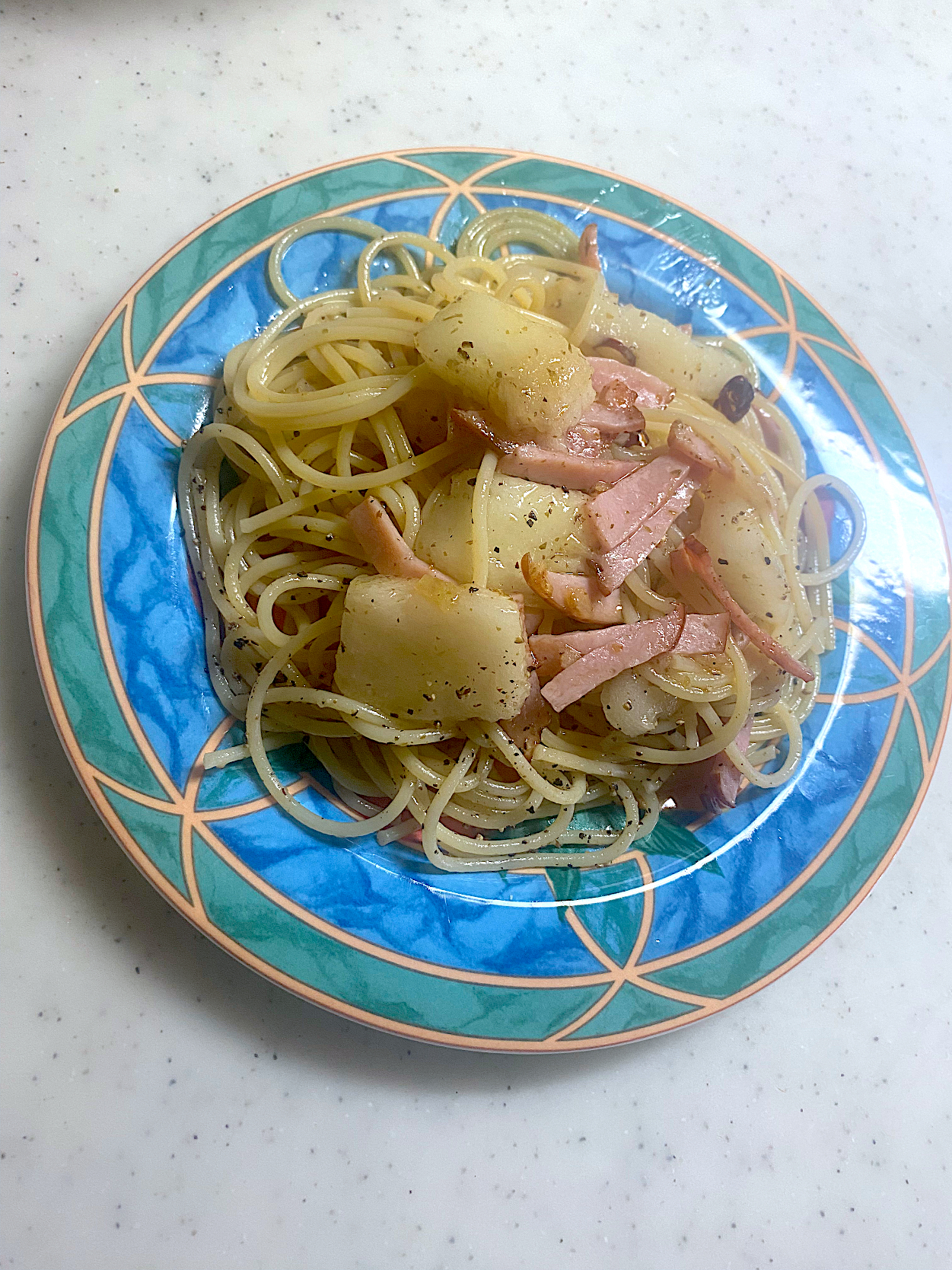 ラフランスのパスタ