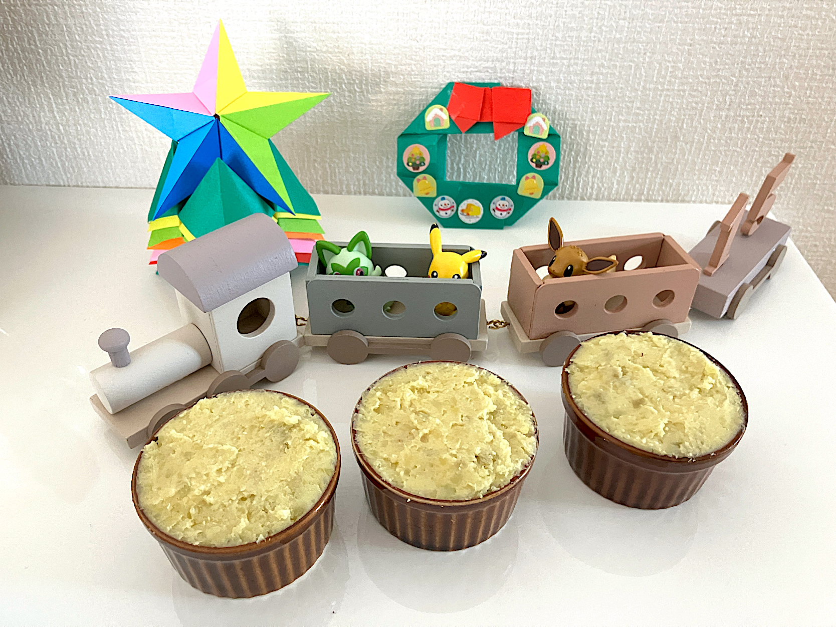 ＊べびたんと作るカップスイートポテト🍠＆クリスマス折り紙🎄🌟＊