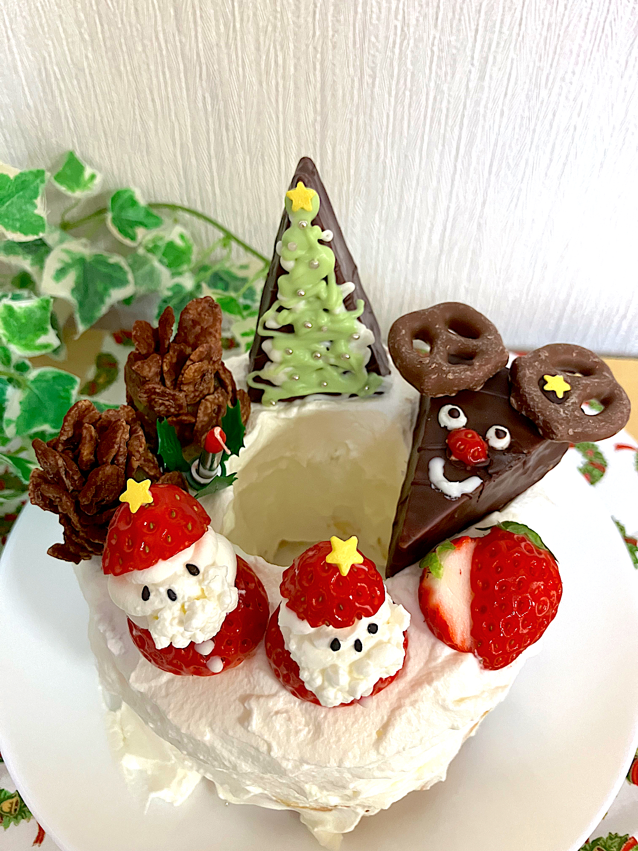 🎄クリスマスシフォンケーキ