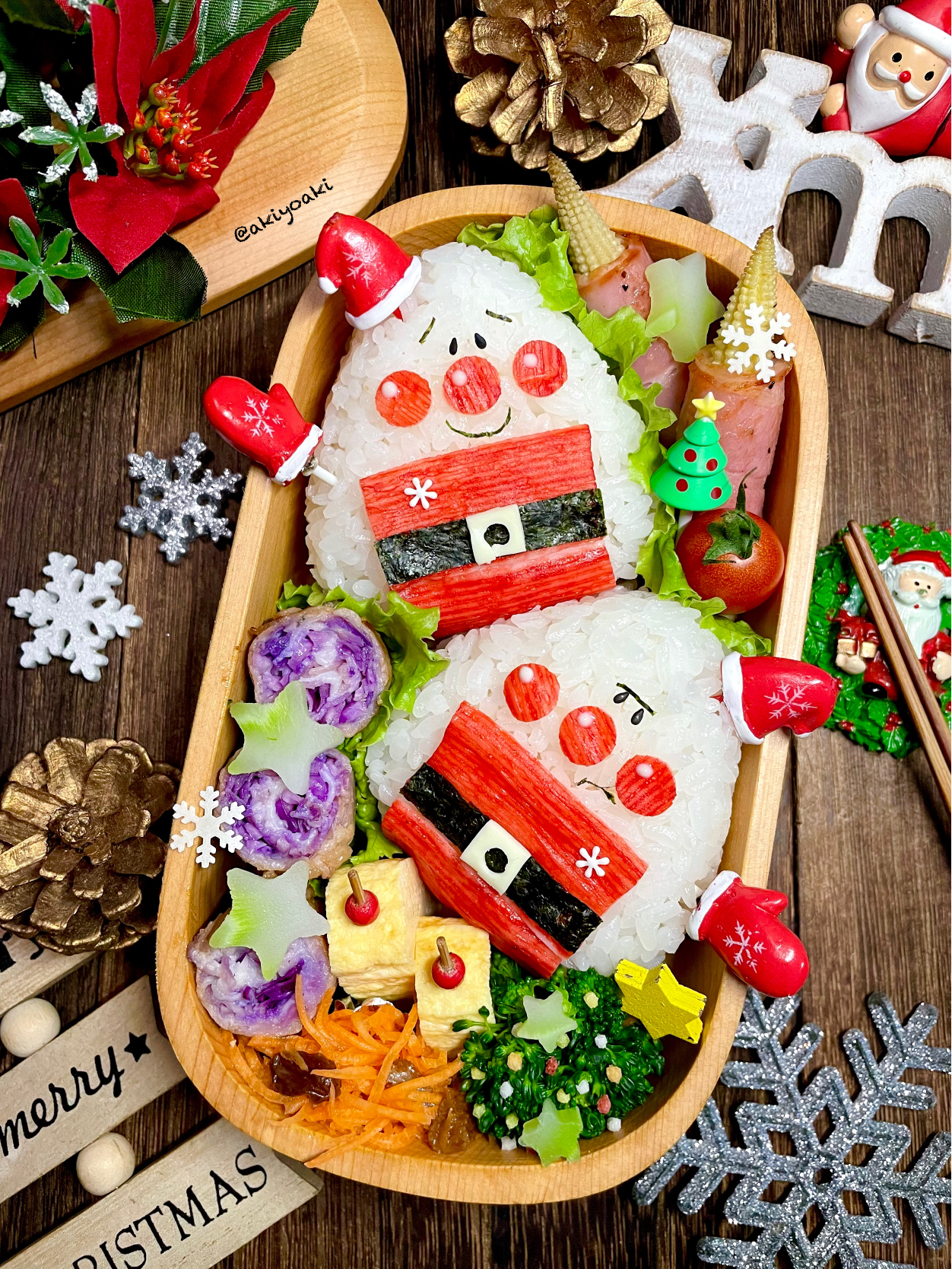 クリスマスアンパンマン弁当