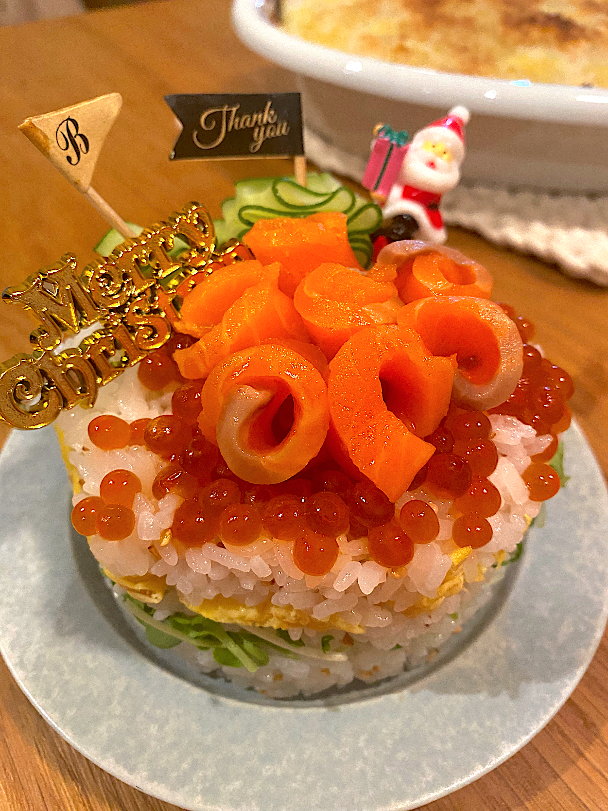 クリスマス🎄お寿司ケーキ😋