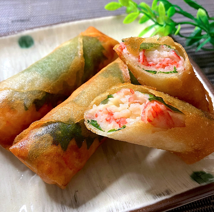 かにかまマヨチーズ春巻き